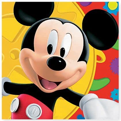 Mickey Mouse Large Napkins / Serviettes (Pack of 16)