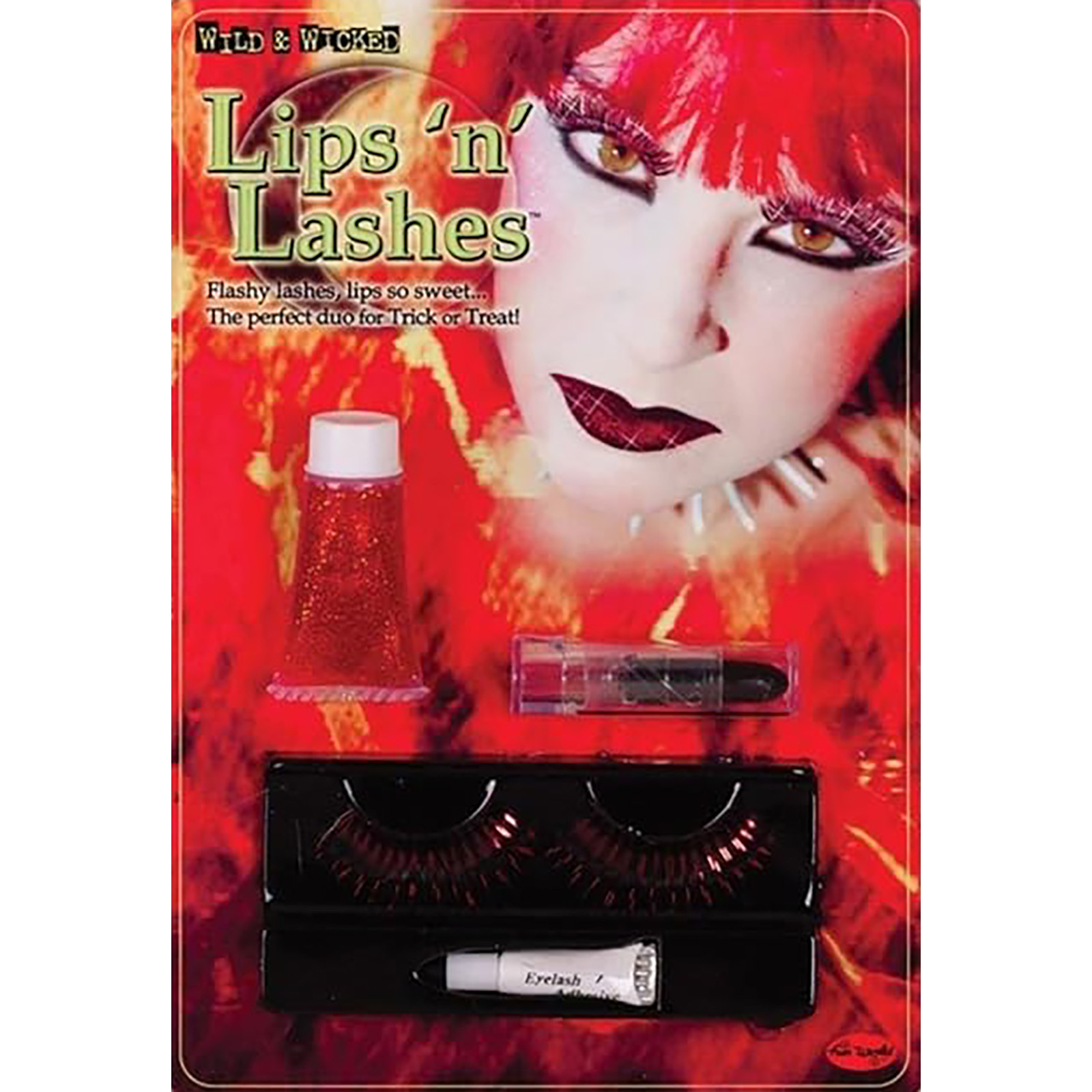 Lips and Lashes Devil Red Makeup Kit
