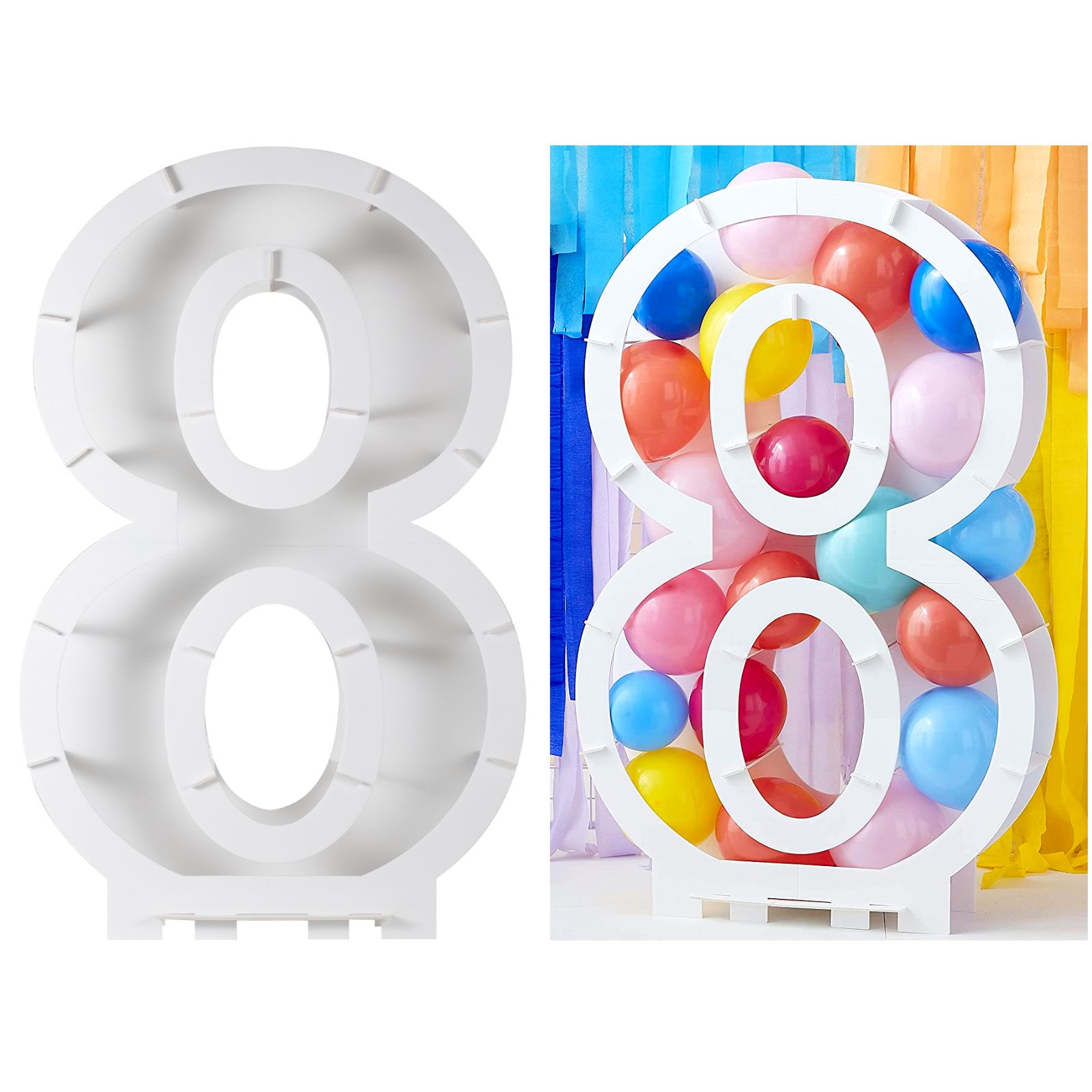 Ginger Ray Number 8 Balloon Mosaic Frame (85cm) 