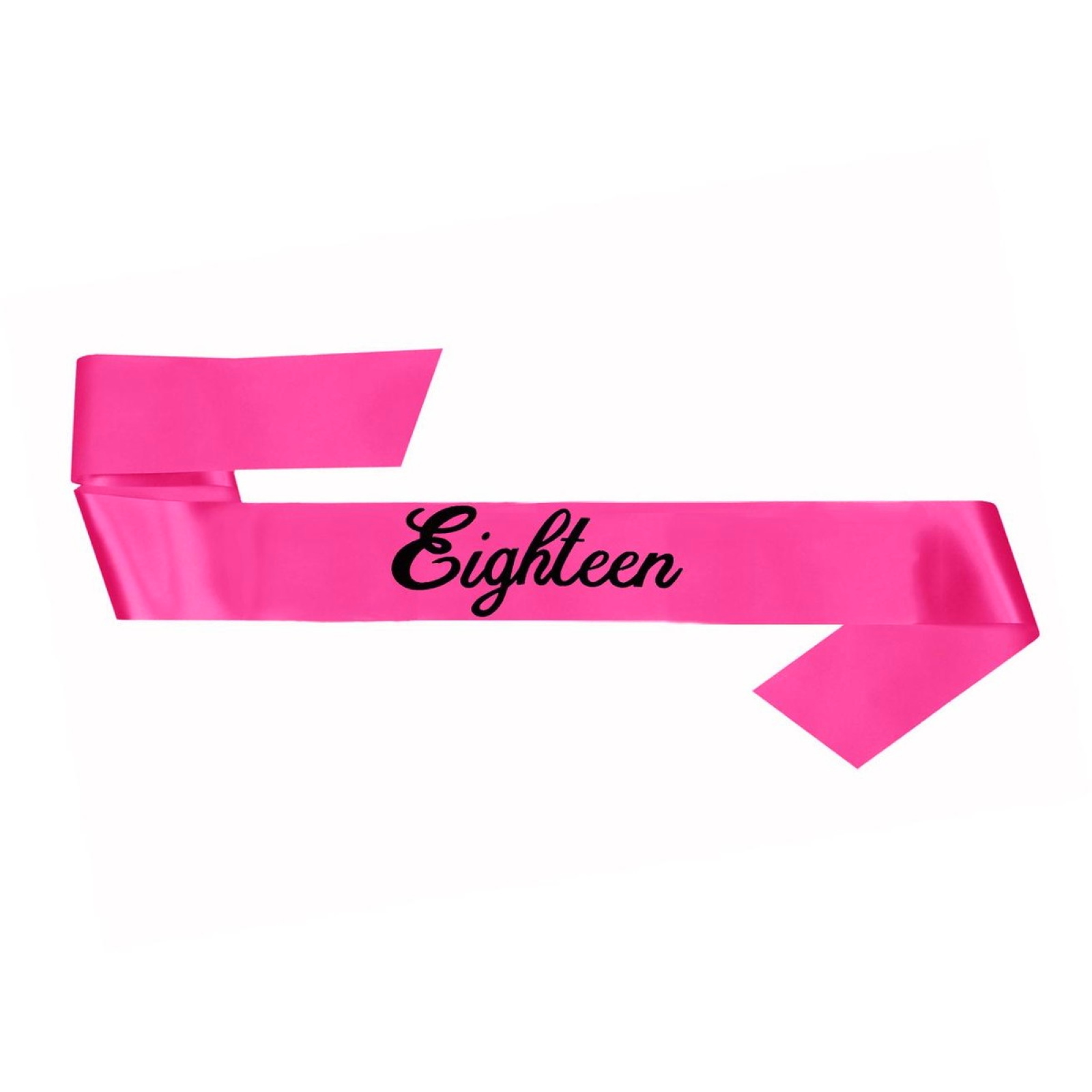 Hot Pink Eighteen Sash
