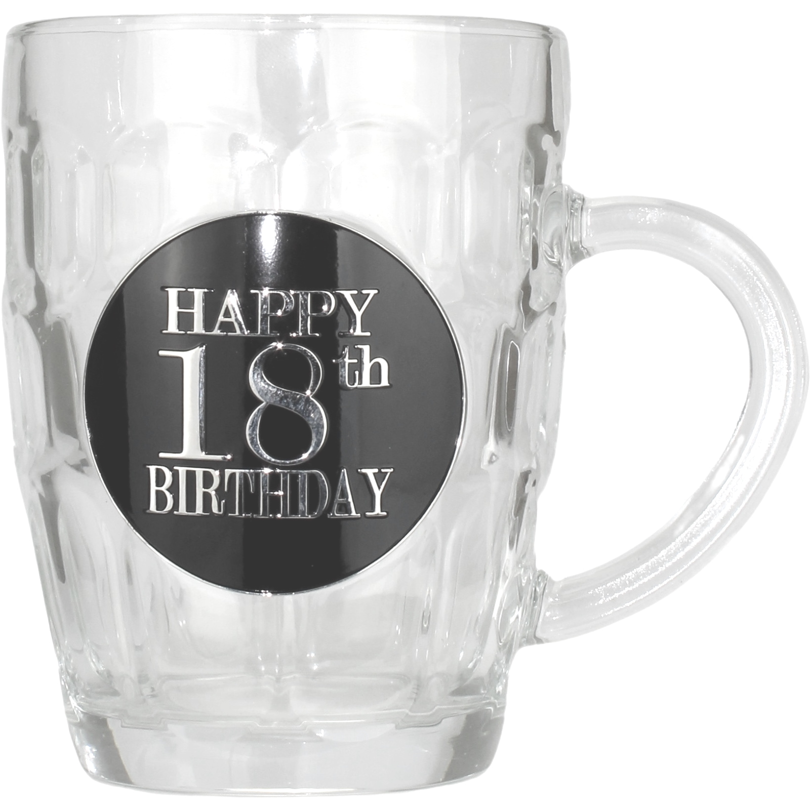 18th Birthday Badged Dimple Stein 