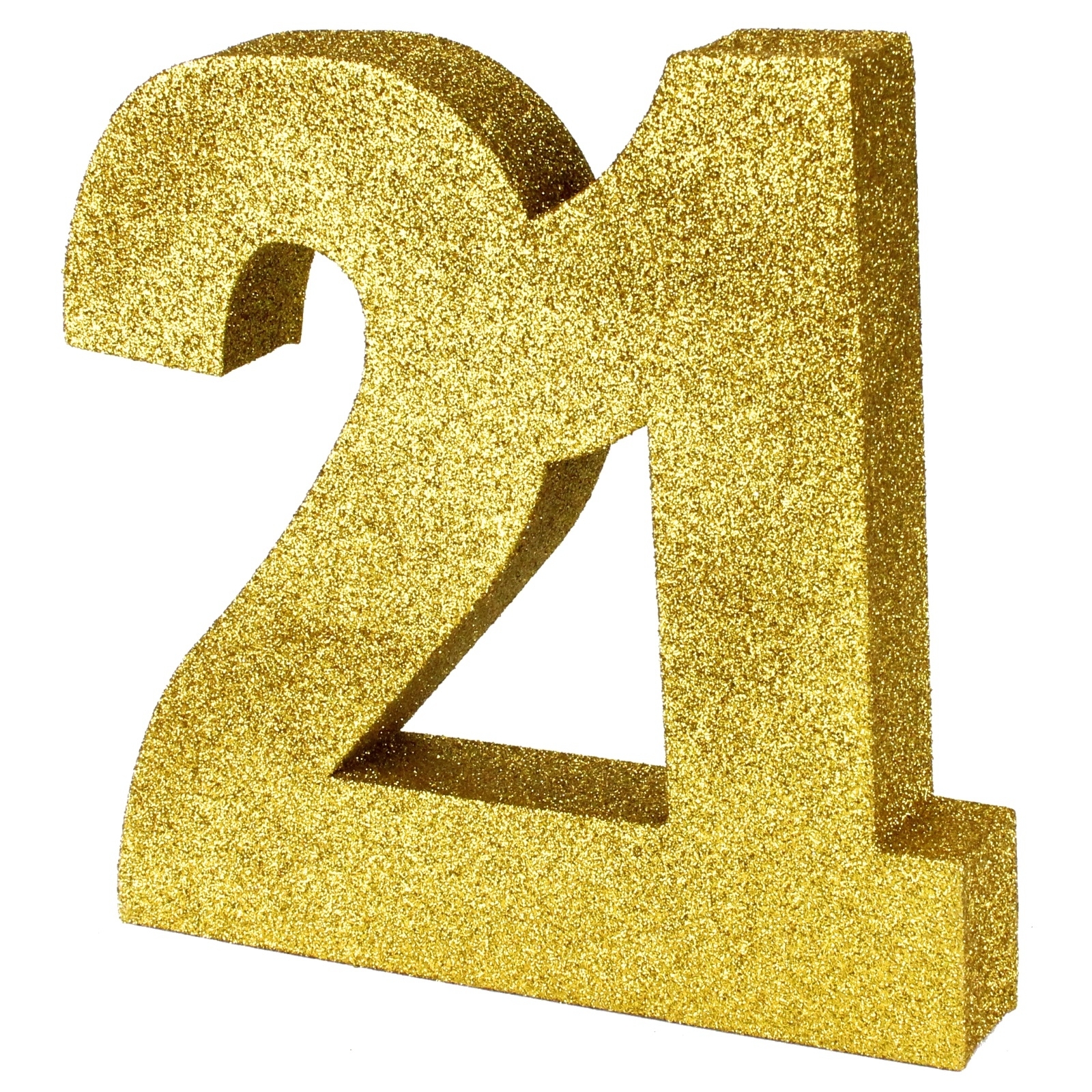 Gold Foam Glitter 21 Decoration