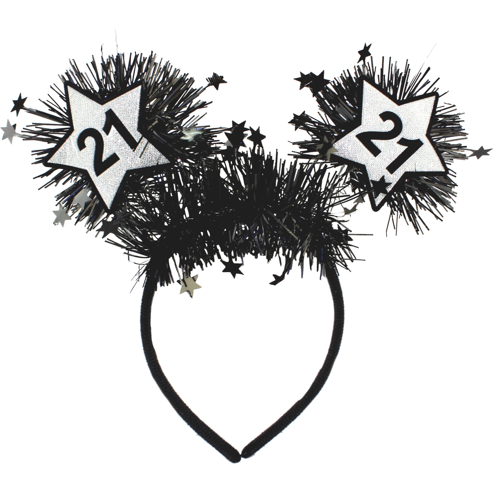 Black & Silver 21 Headbopper Headband