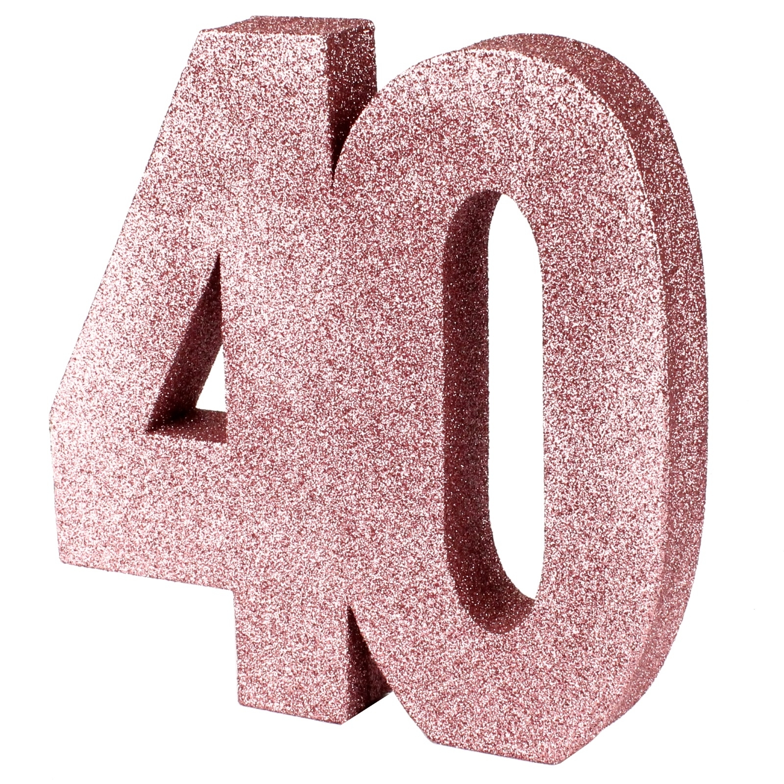 Rose Gold Foam Glitter 40 Decoration
