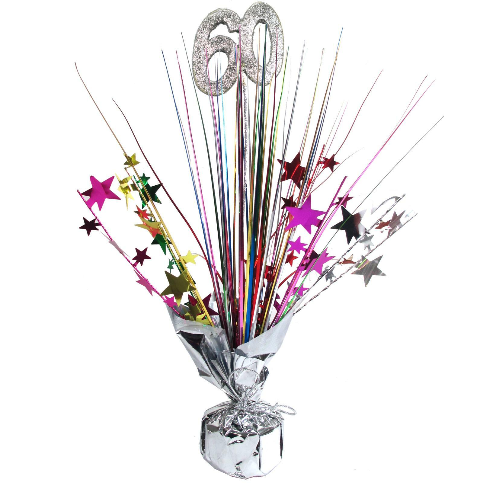 60th Birthday Table Centrepiece