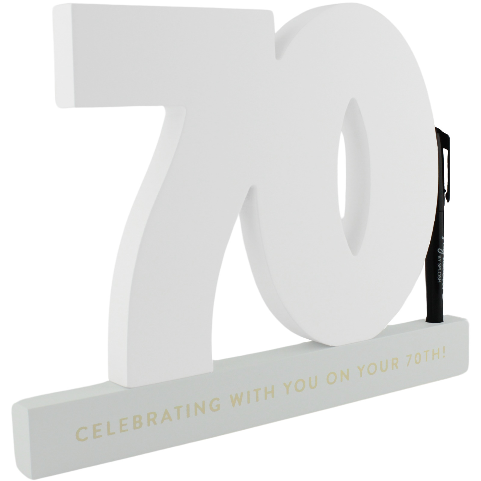 70th Birthday Signature Number