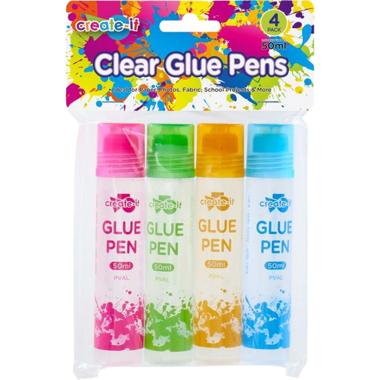 Clear Glue Pens (Pack of 4)