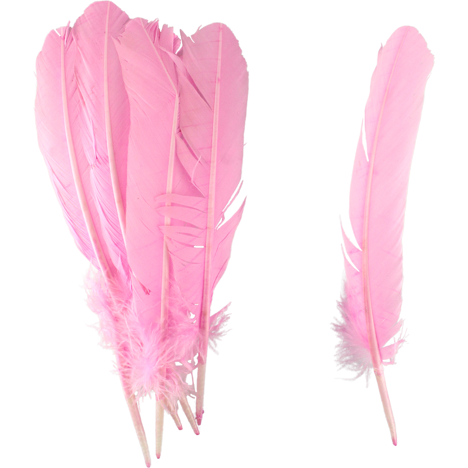 Pink Feathers 28cm (Pack of 6)