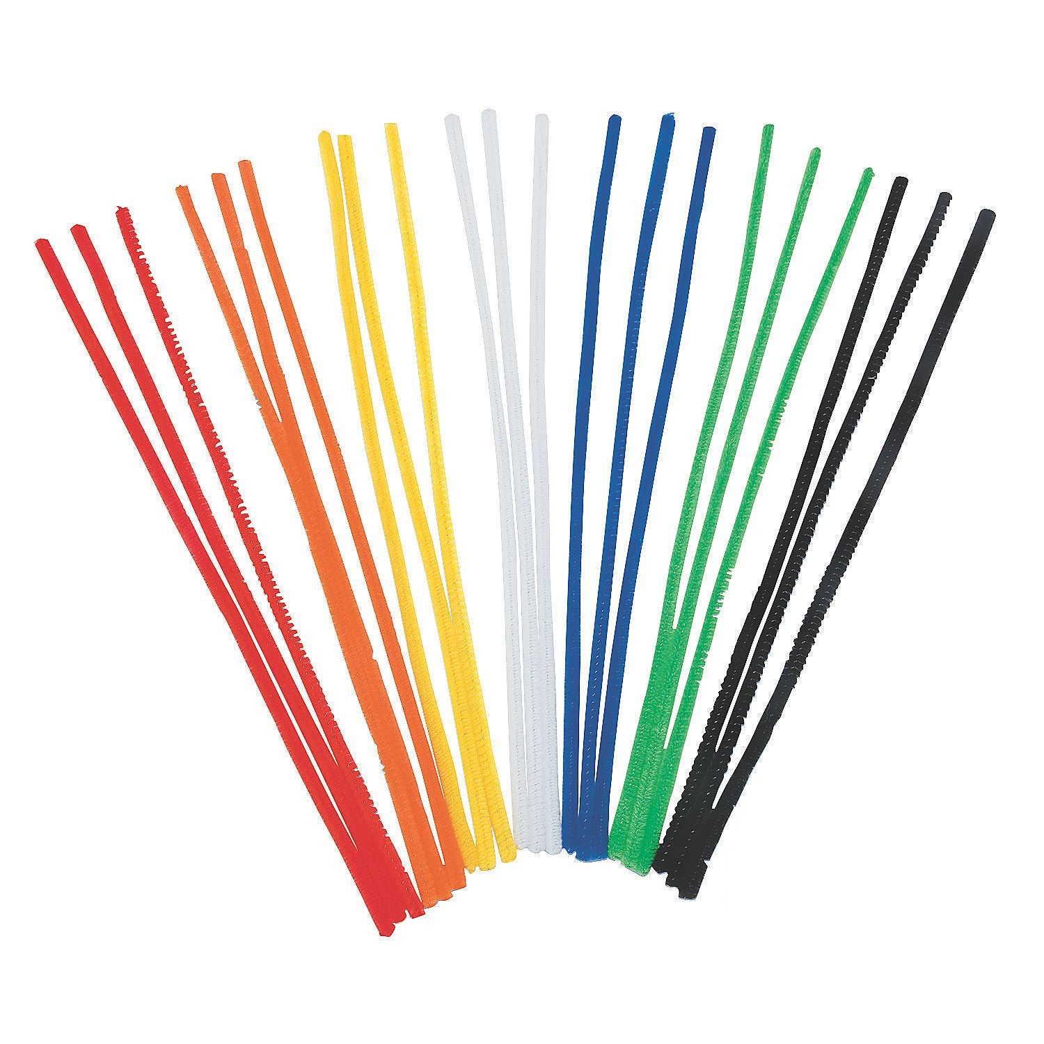 Coloured Chenille Pipe Cleaners (Pack of 100)