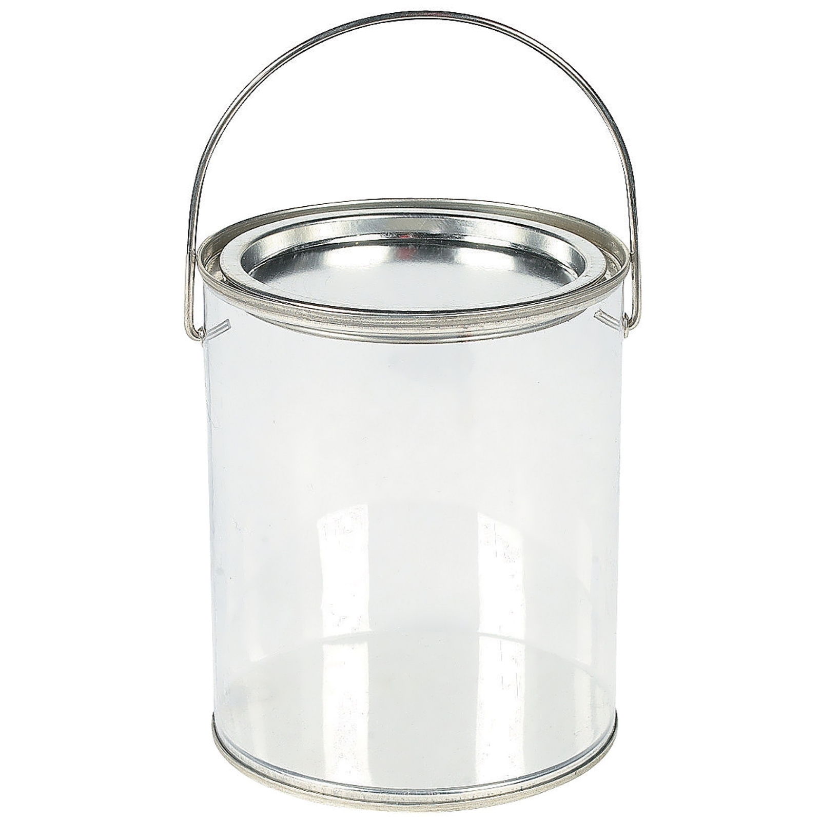 Clear Plastic Paint Bucket Container