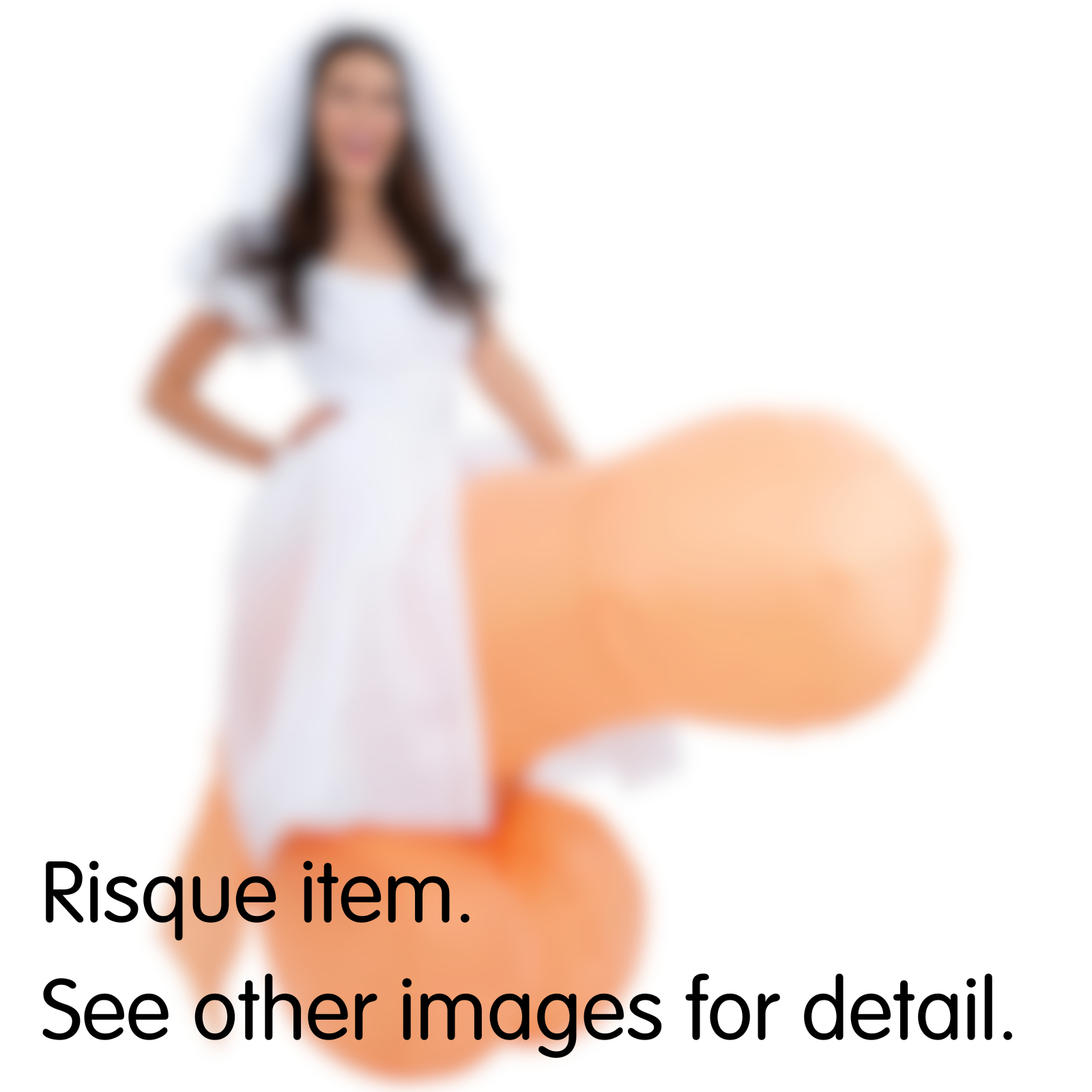 Inflatable Bride-On Adult Costume 