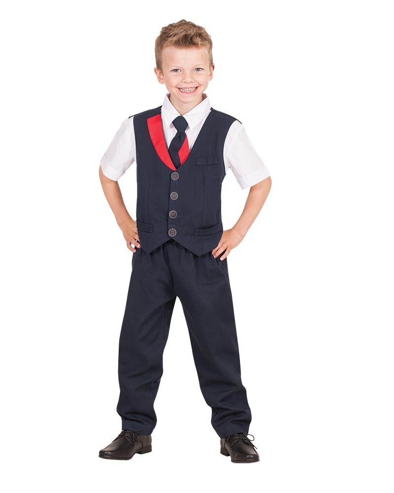 Qantas Male Cabin Crew Uniform Child Costume 