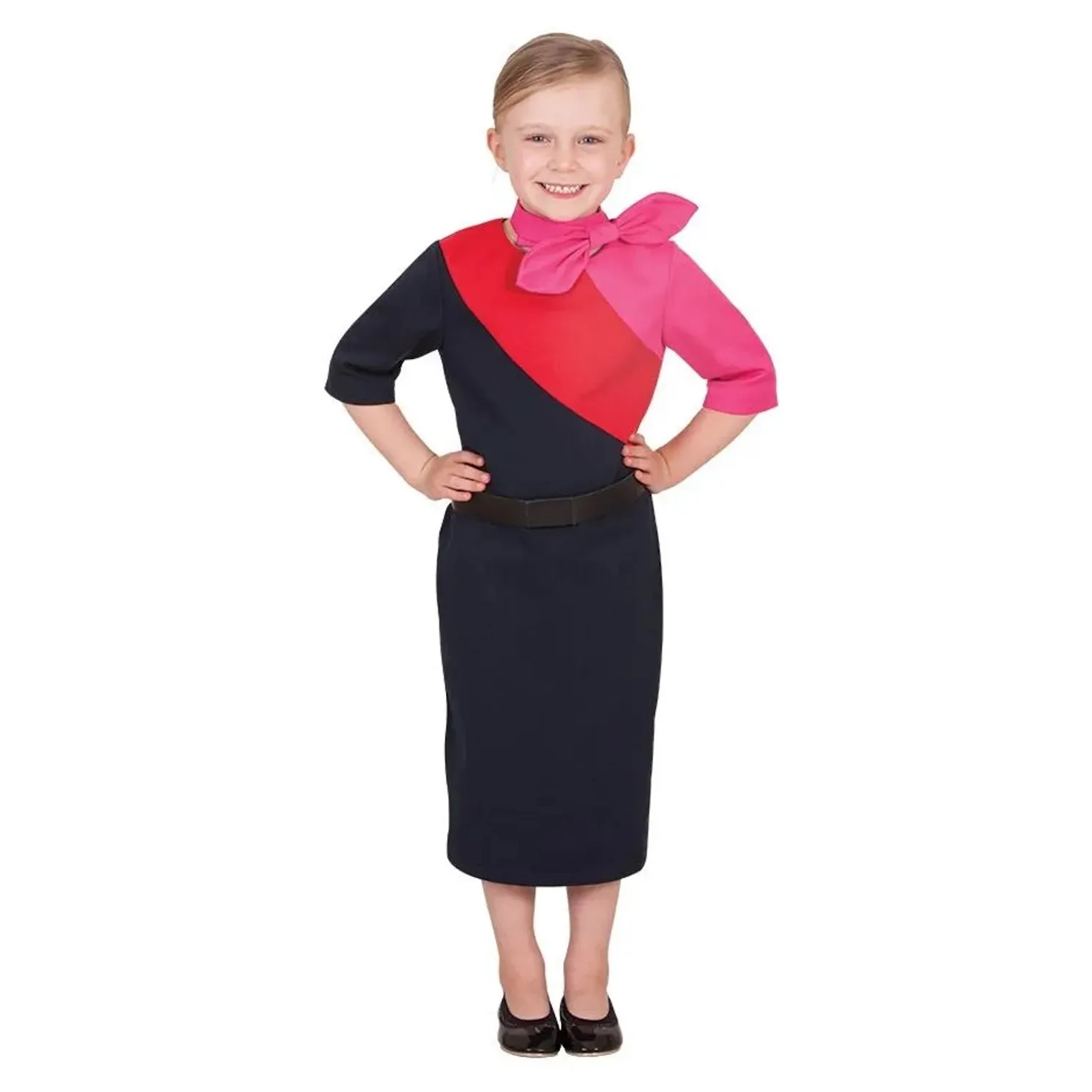 Qantas Female Cabin Crew Uniform Child Costume 