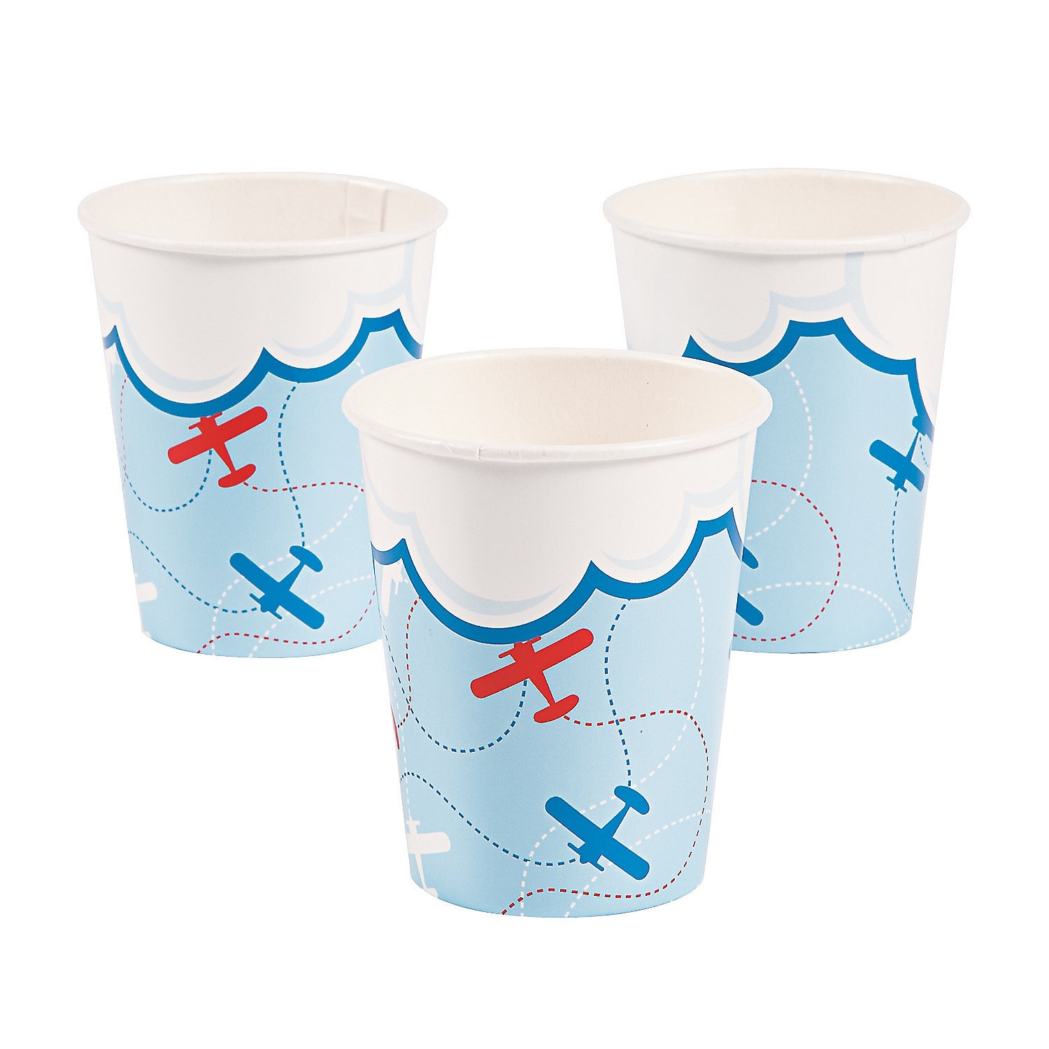 Airplane Paper Cups (Pack of 8)