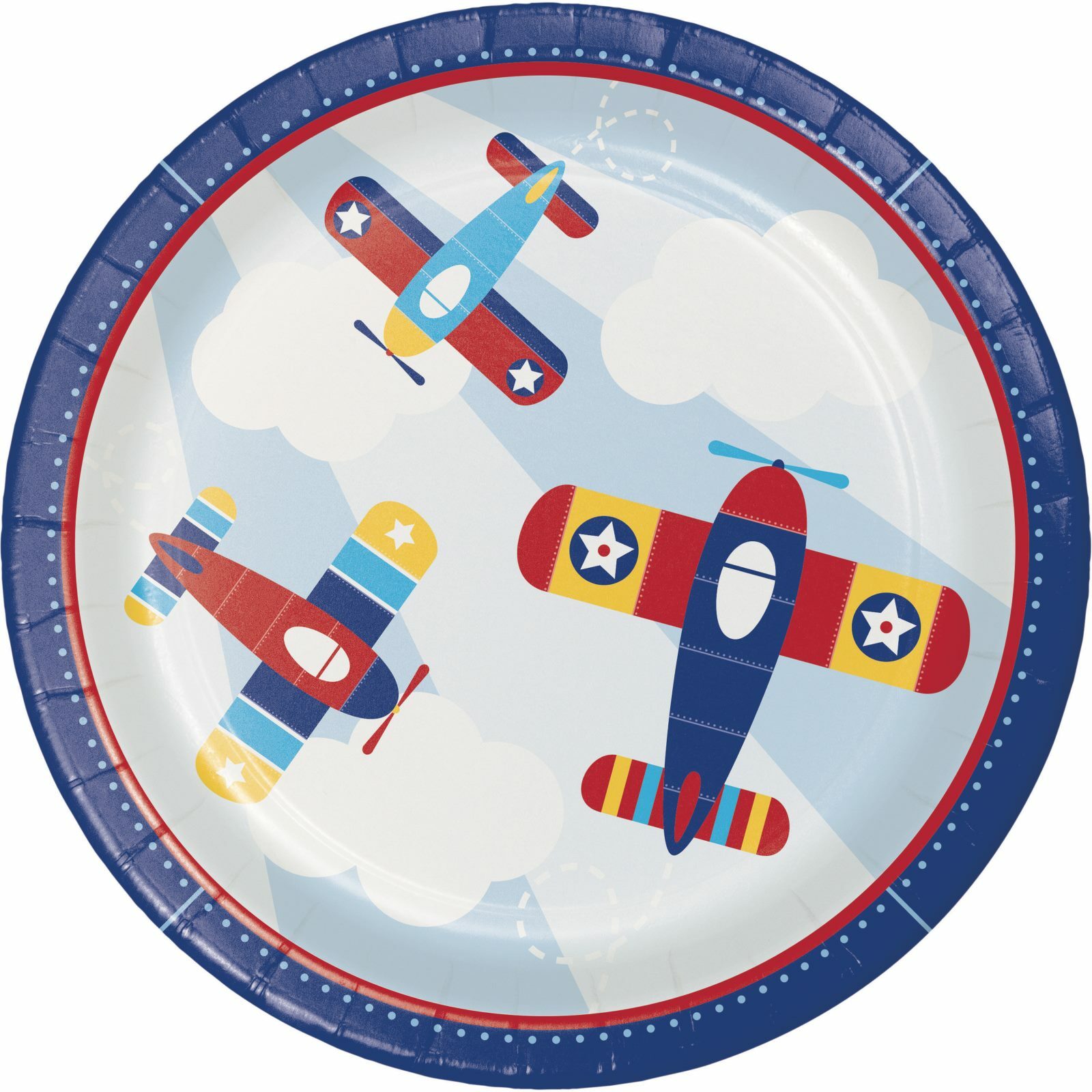 Lil' Flyer Large Paper Plates (Pack of 8)