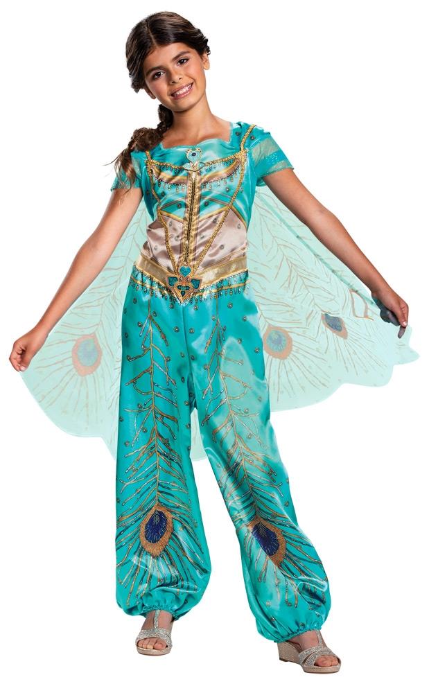 Aladdin Movie Jasmine Teal Classic Child Costume