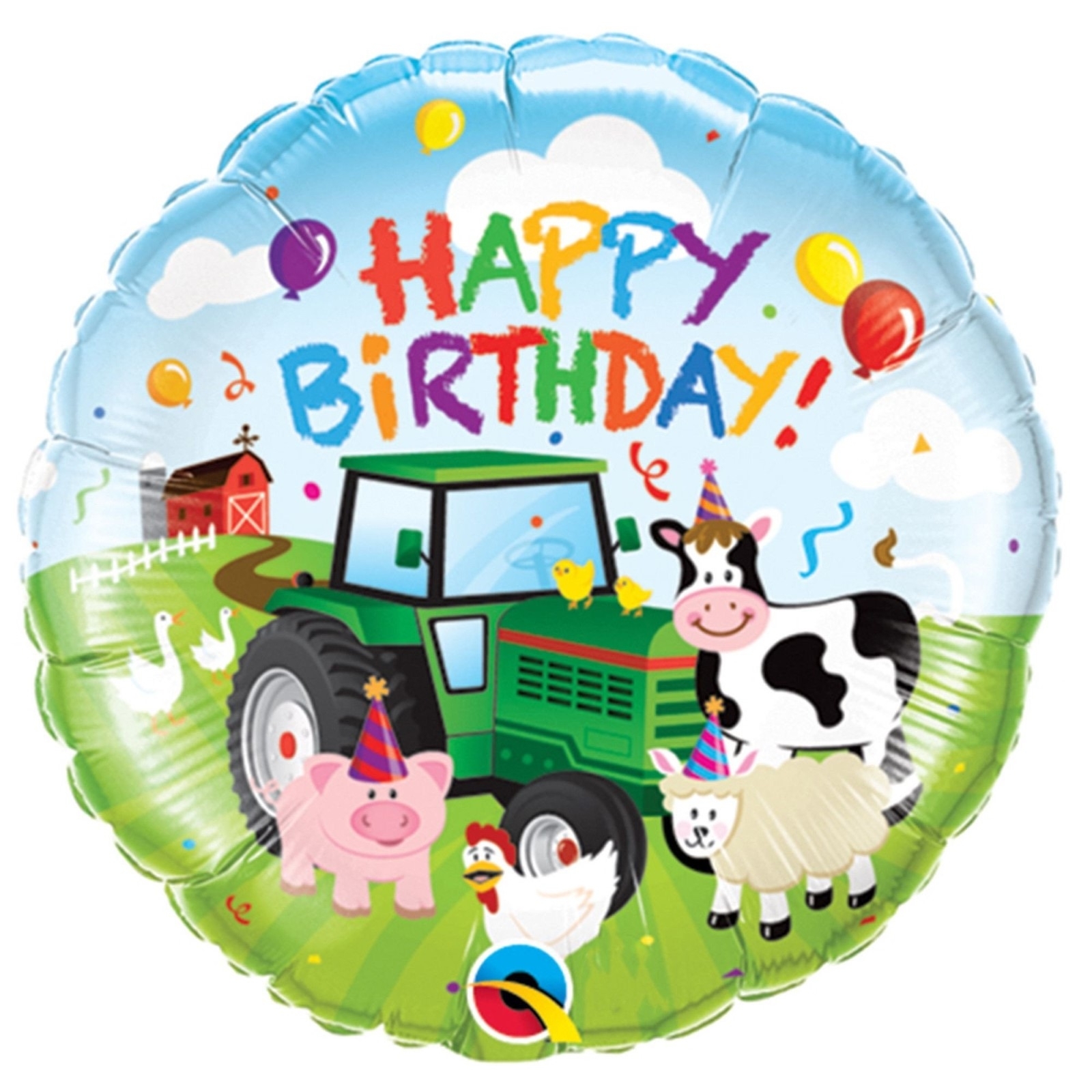 Barnyard Happy Birthday Helium Balloon