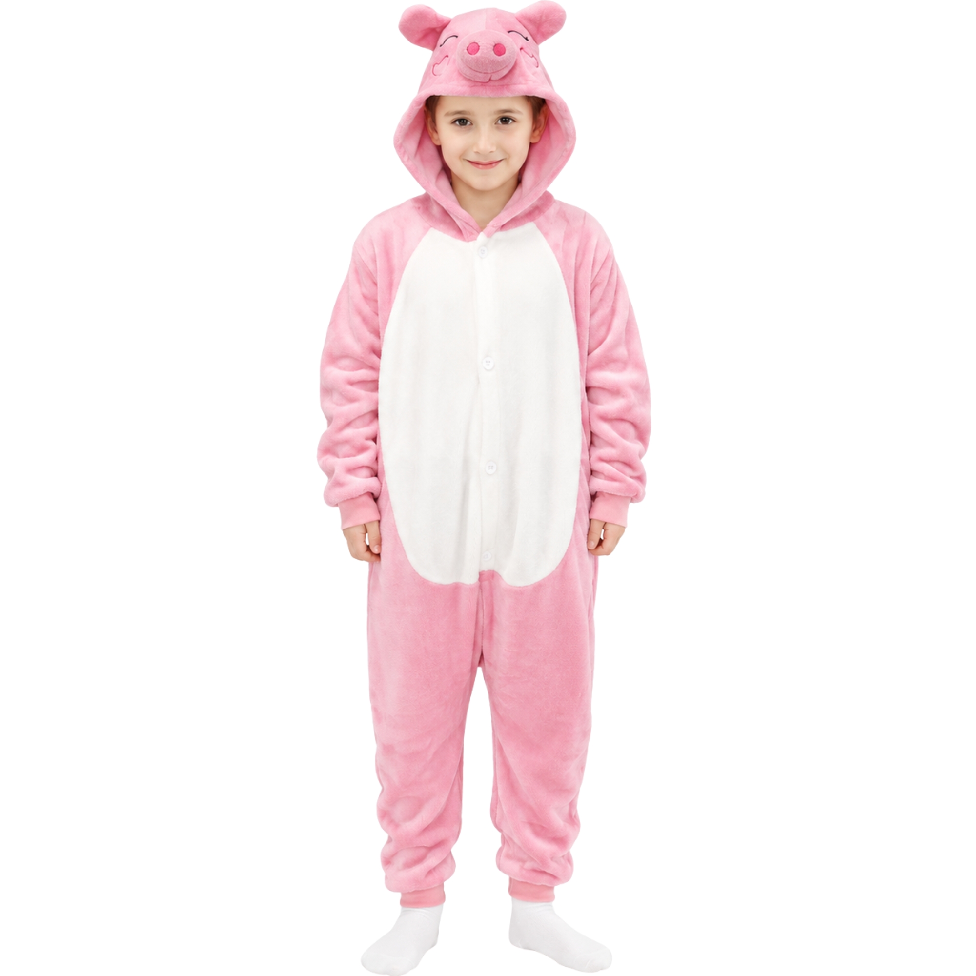 Kids Pink Pig Costume