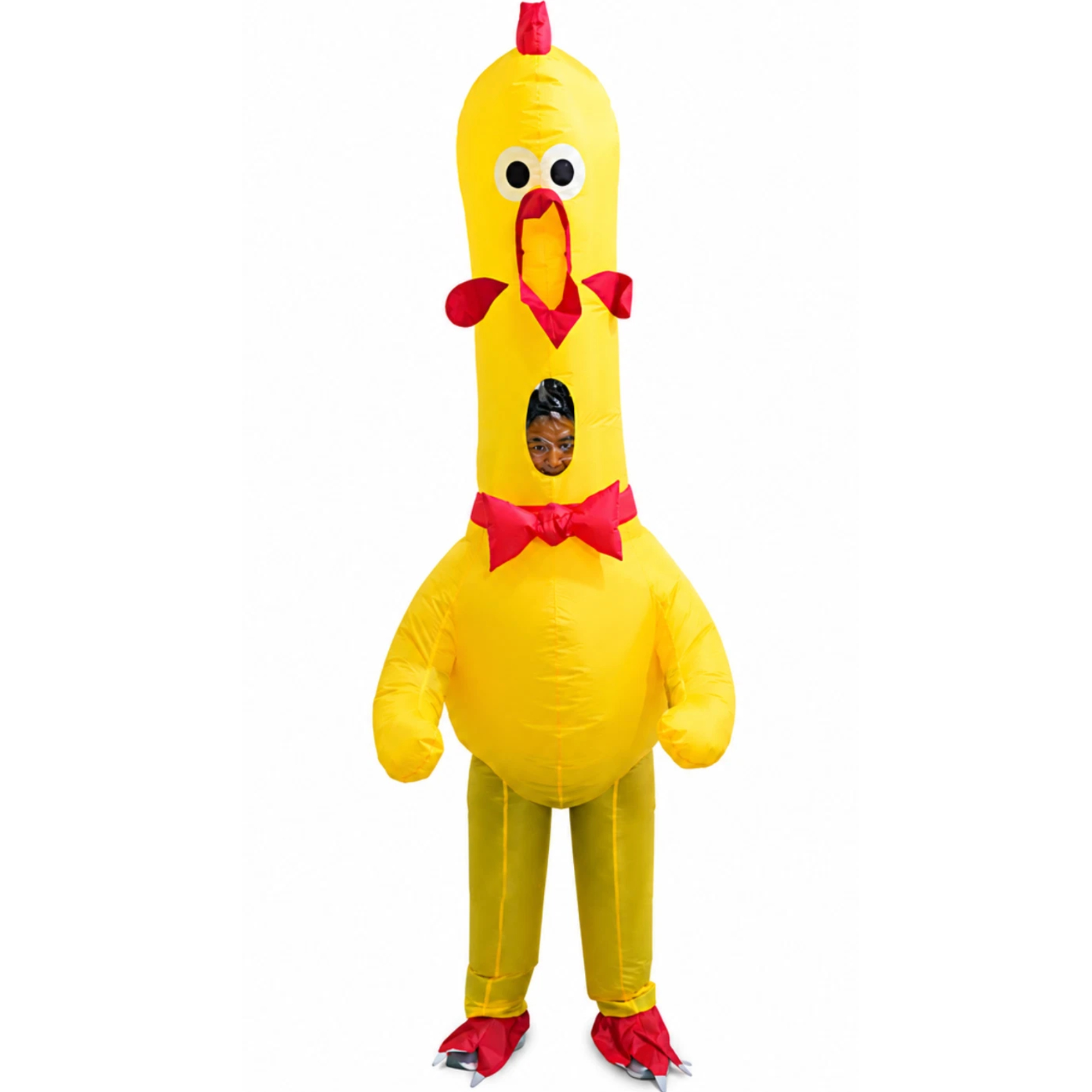 Adult Inflatable Squeaky Chicken Costume 