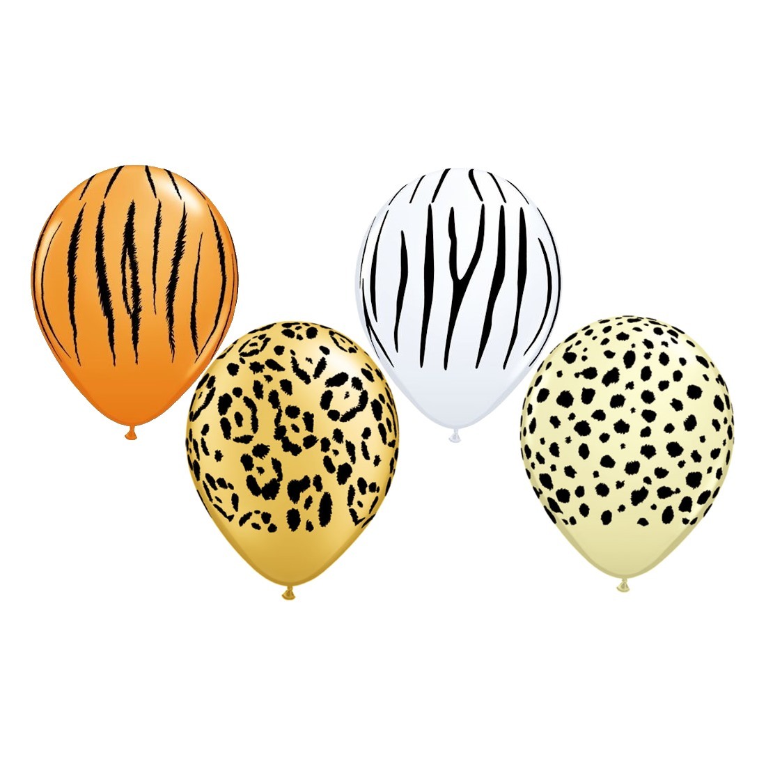 Safari Animal Print Balloons (Pack of 12)