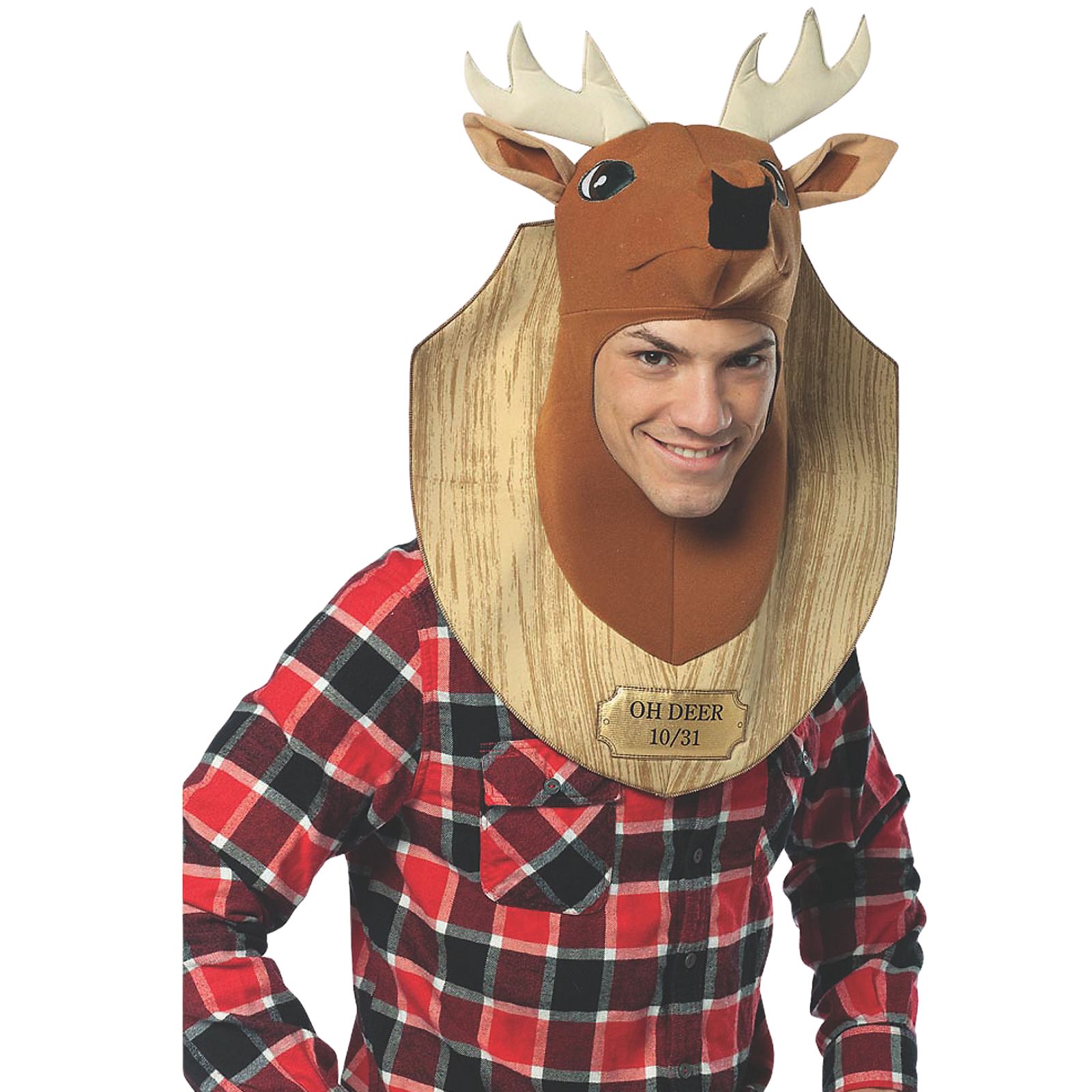 Adult Oh Deer Trophy Head Costume Hat