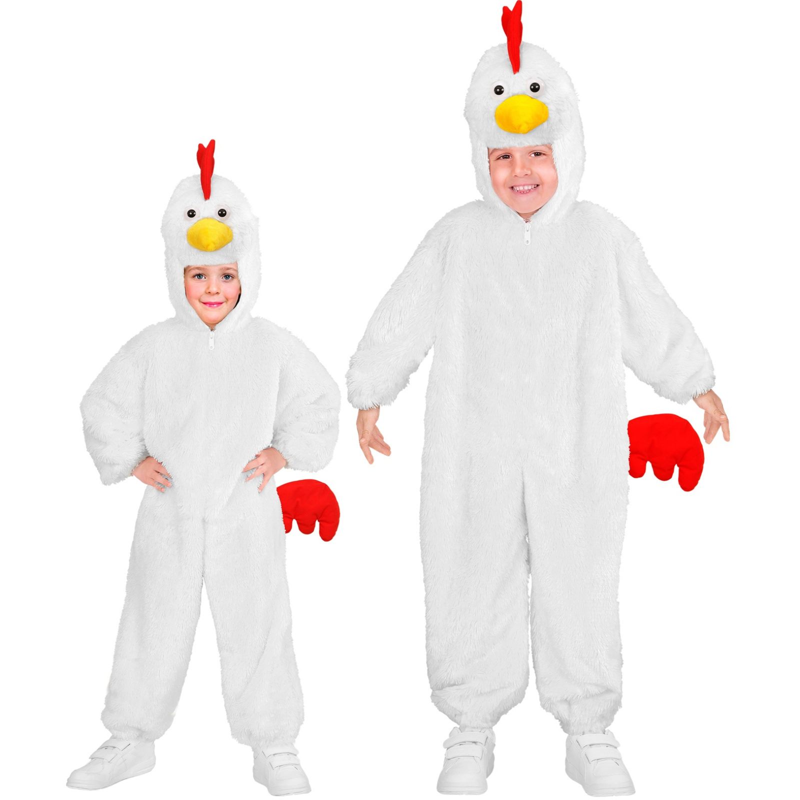 Kids Fluffy Chicken Costume 5-8 Years