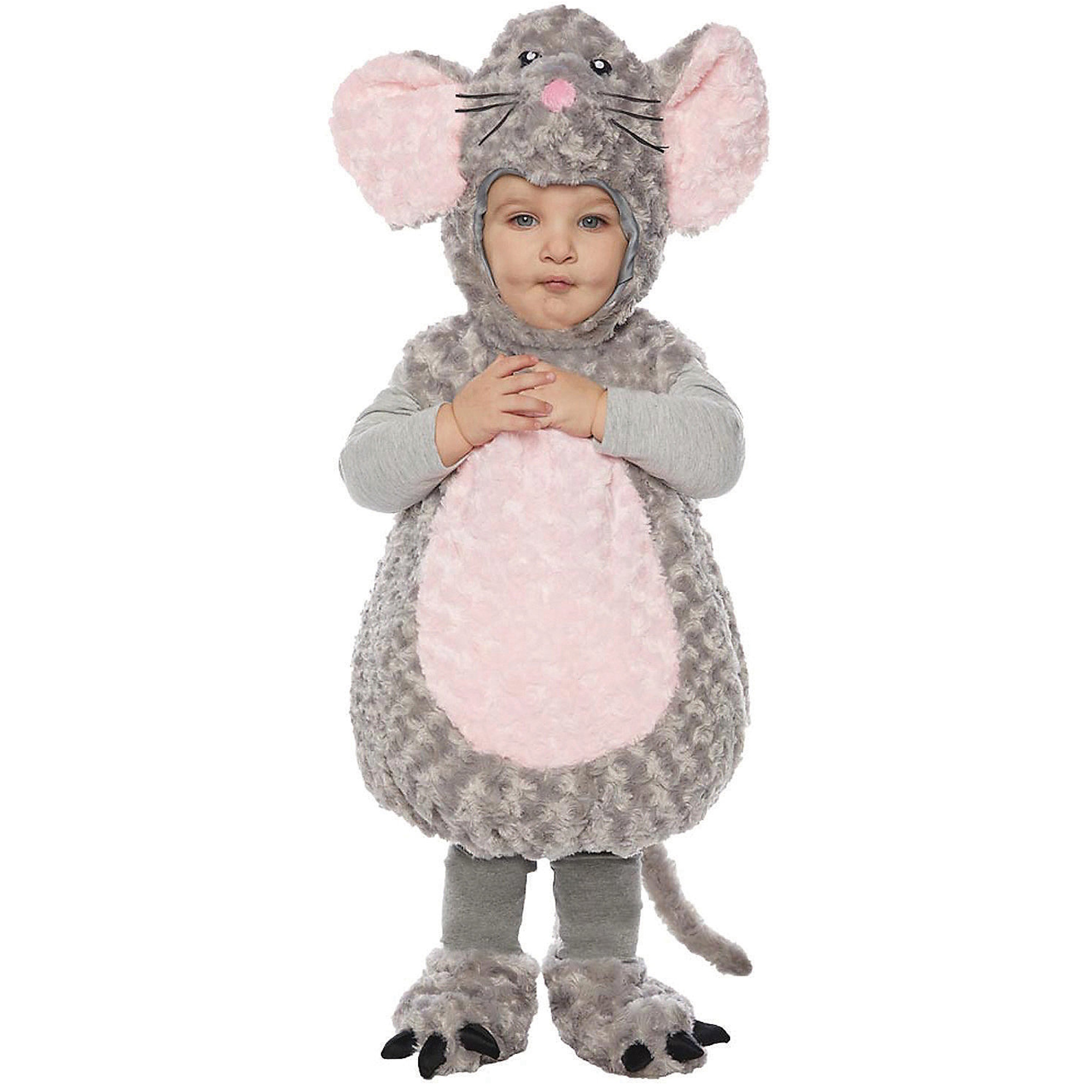 Little Grey Mouse Kids Costume 2-4 Years