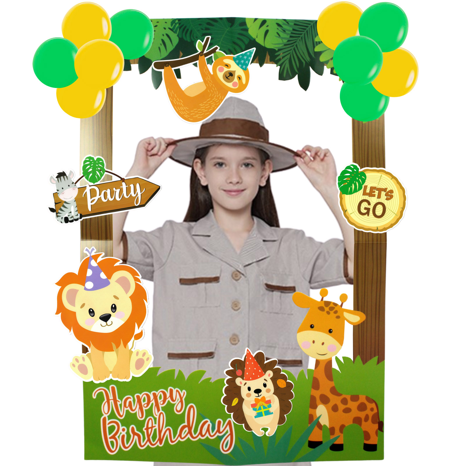 Jungle Animals Photo Frame Kit 