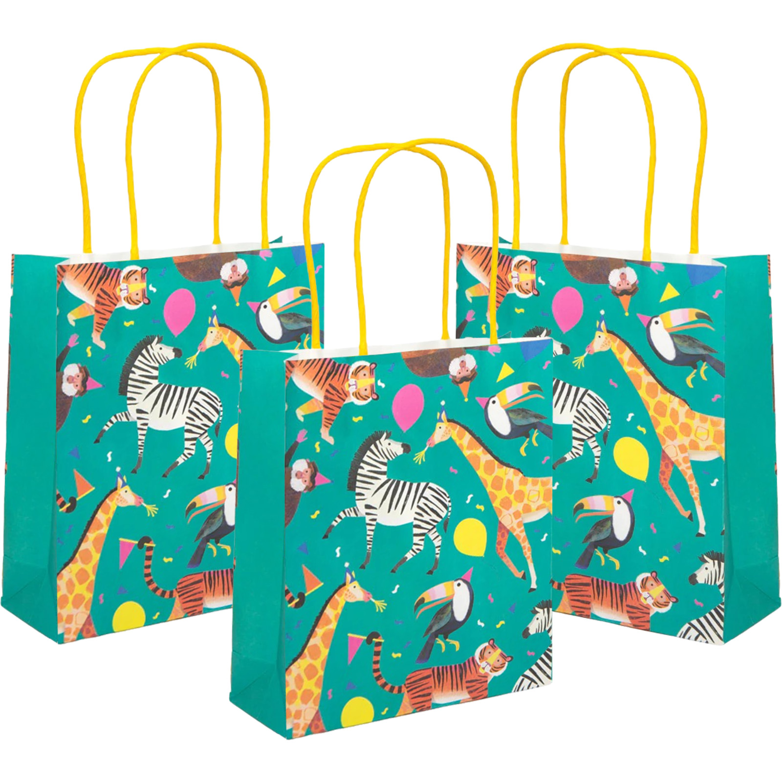 Talking Tables Party Animals Paper Gift Bags (Pack of 8) 