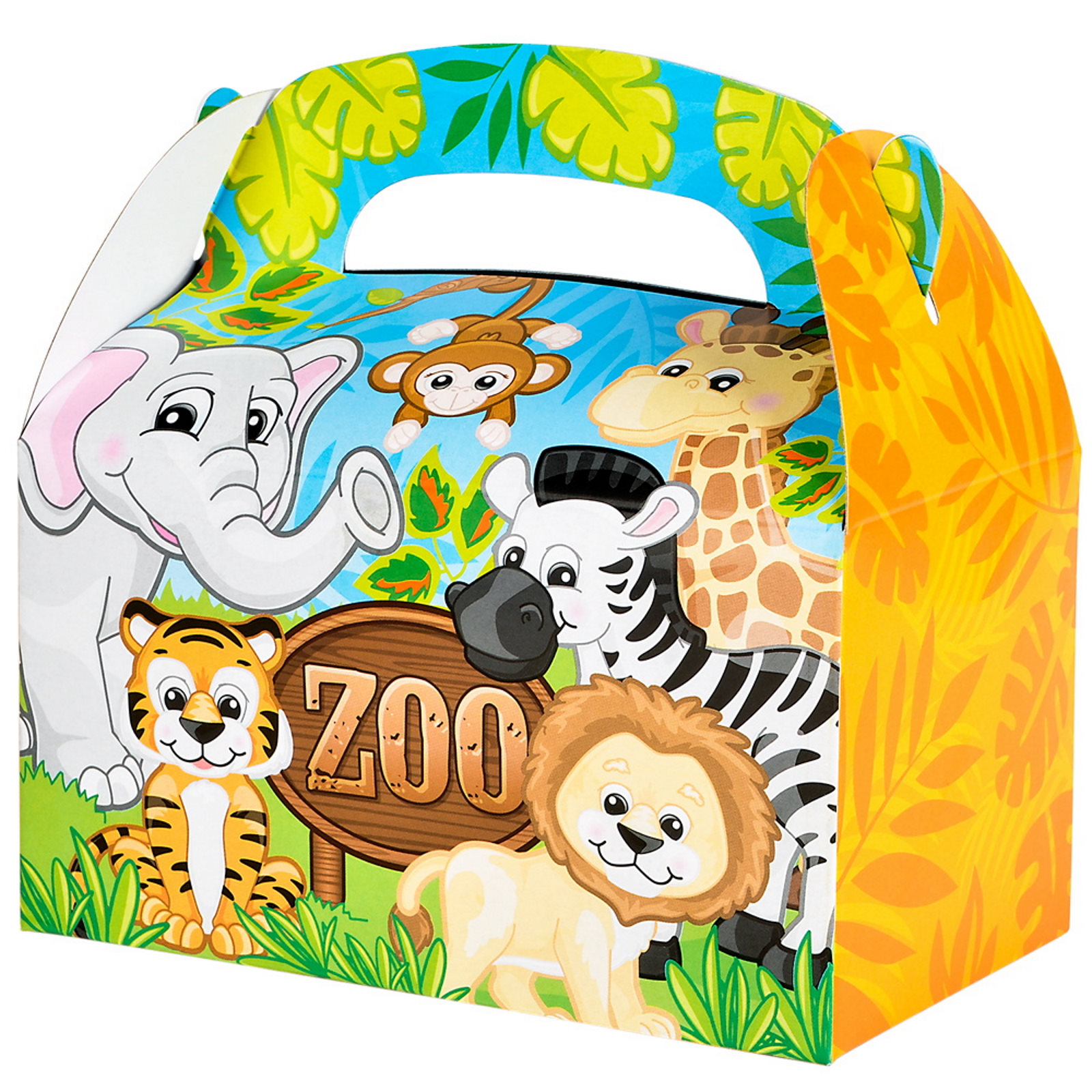Zoo Animal Lolly/Treat Boxes (Pack of 12)