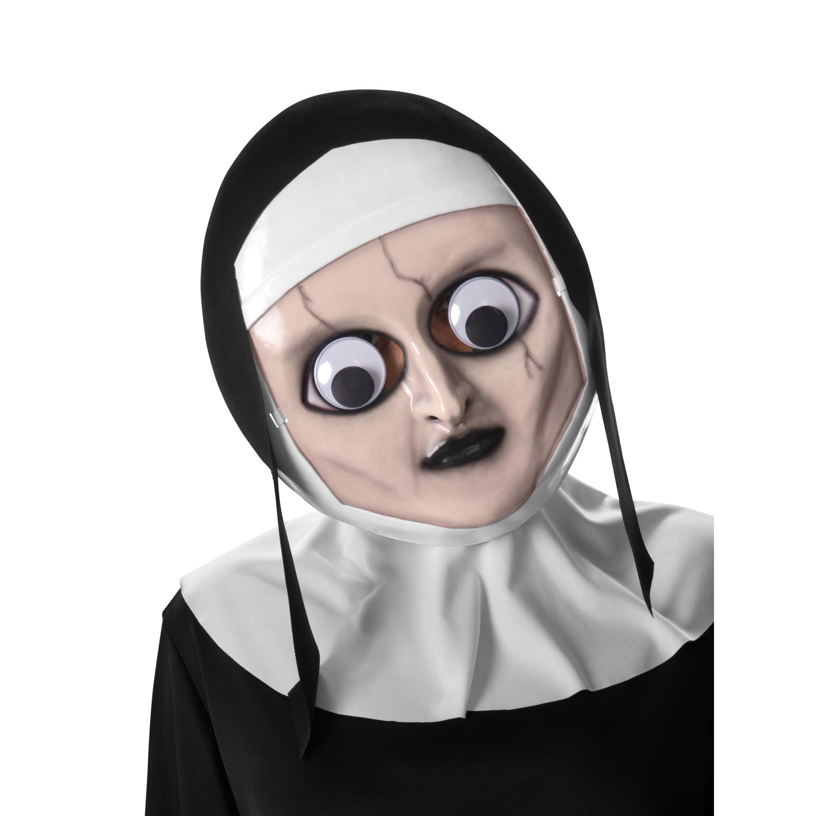 The Nun Googly Eyes Adult Mask