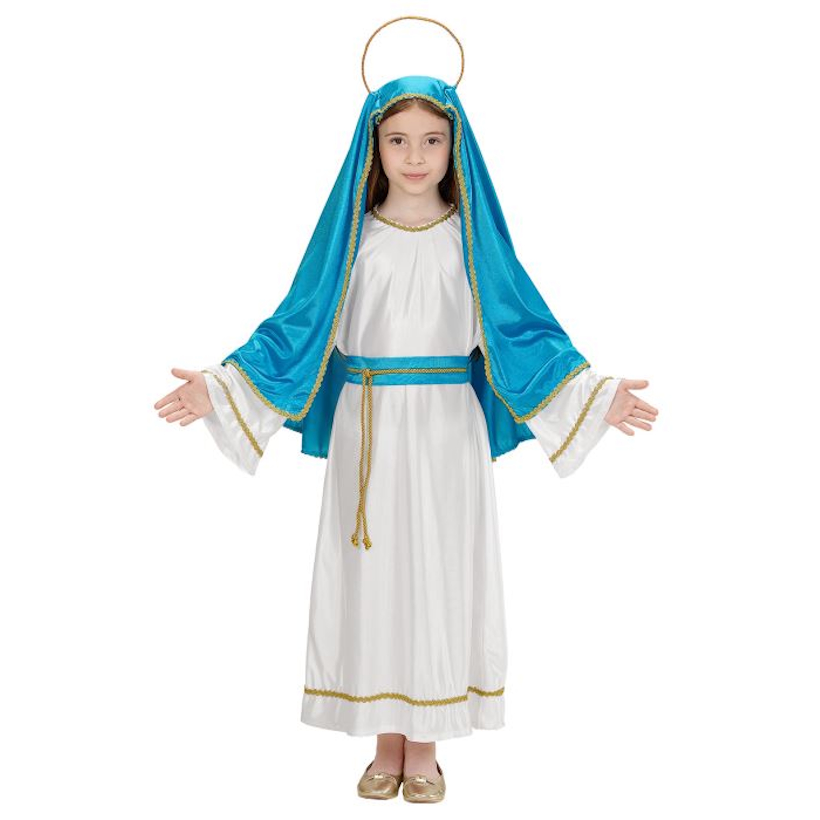 Holy Mary Girls Costume 8-10 Years