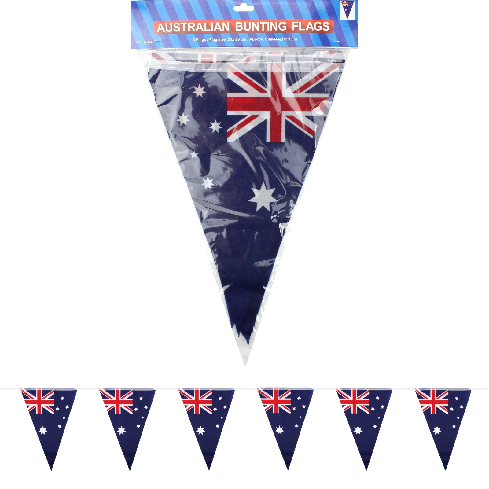 Australian Flag Bunting Banner 3.6M