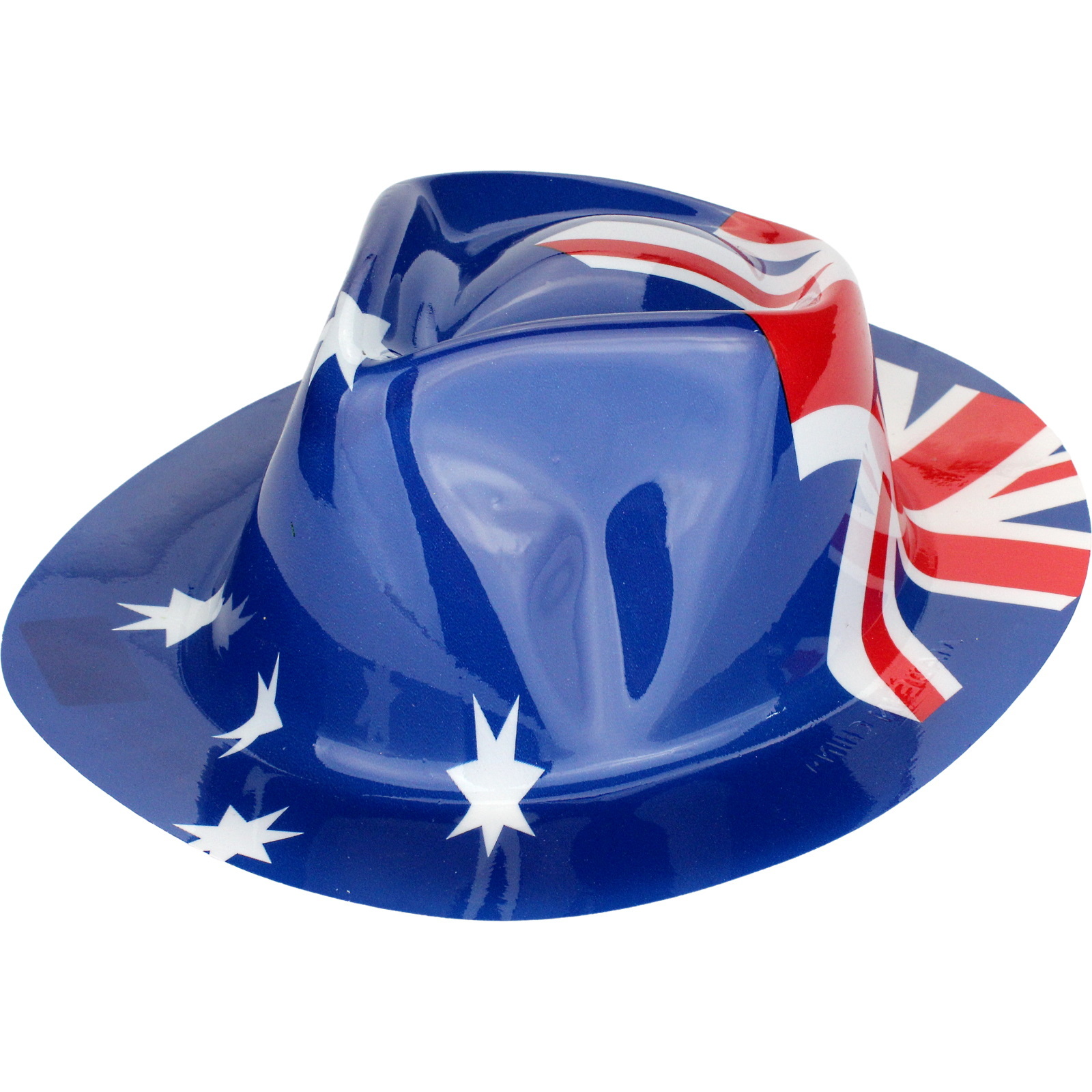 Australian Flag Plastic Hat