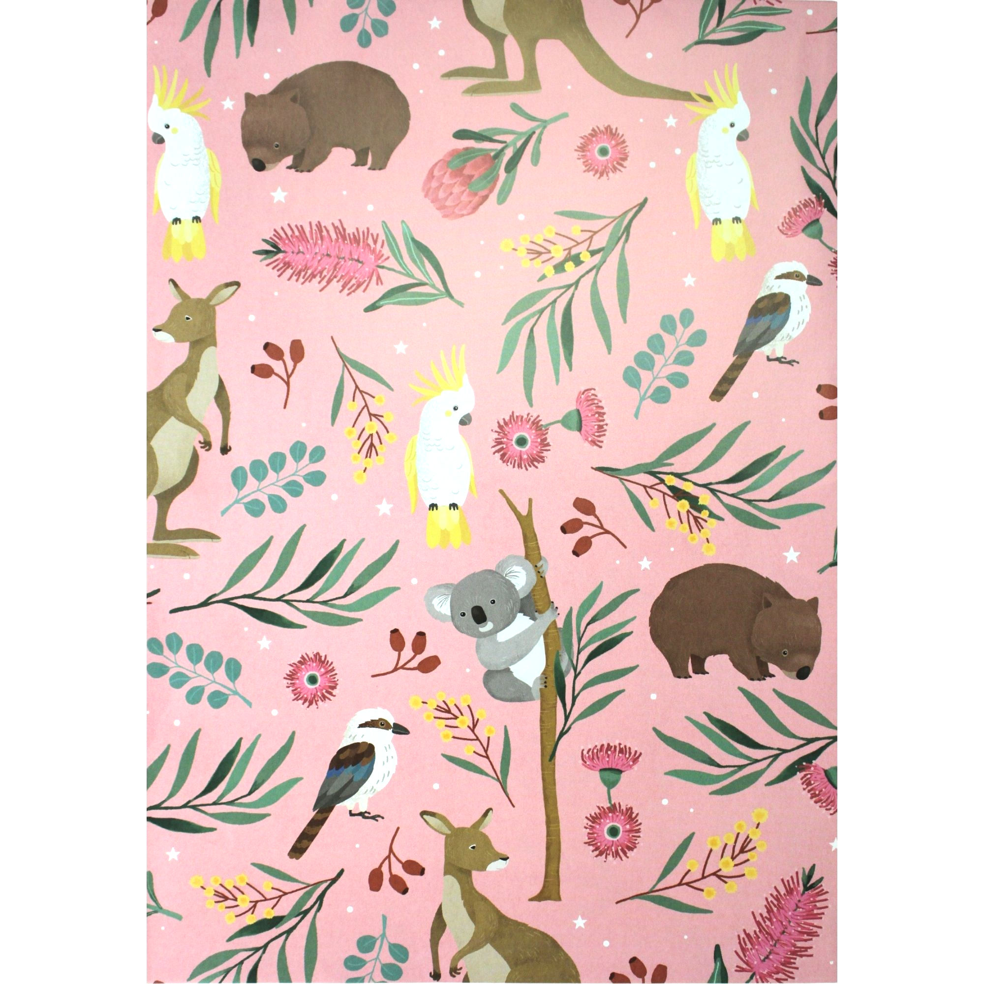 Aussie Bush Animals Wrapping Paper (1 Sheet) - Costumes.com.au