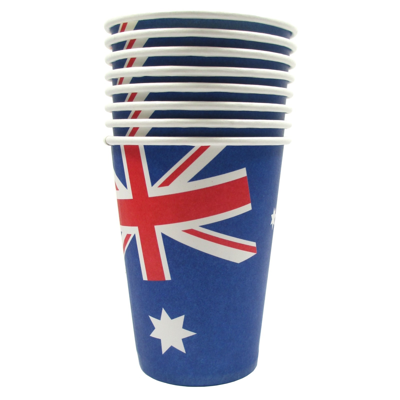 Australian Flag Paper Cups (Pack of 8)