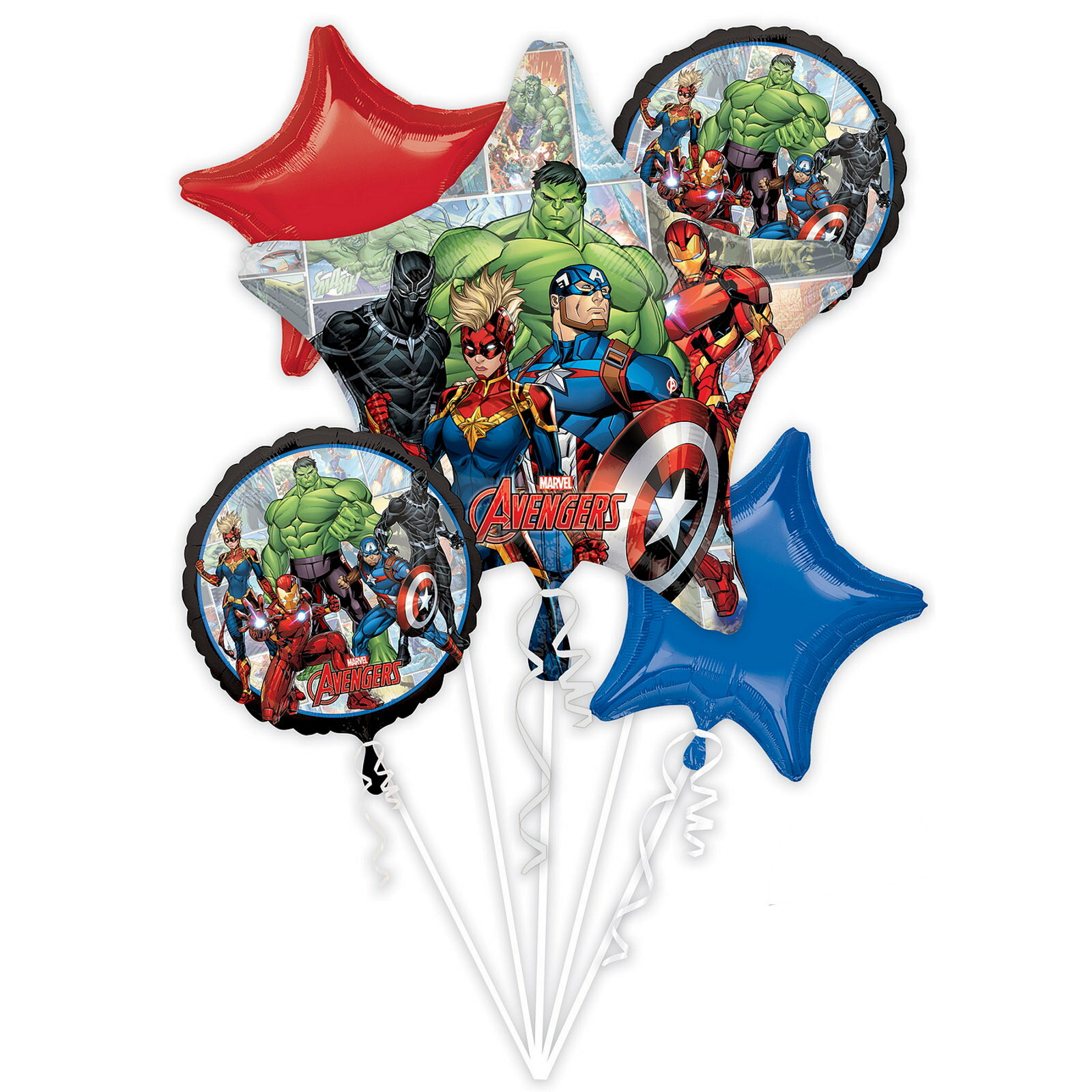Marvel Avengers Powers Unite Helium Balloon Bouquet