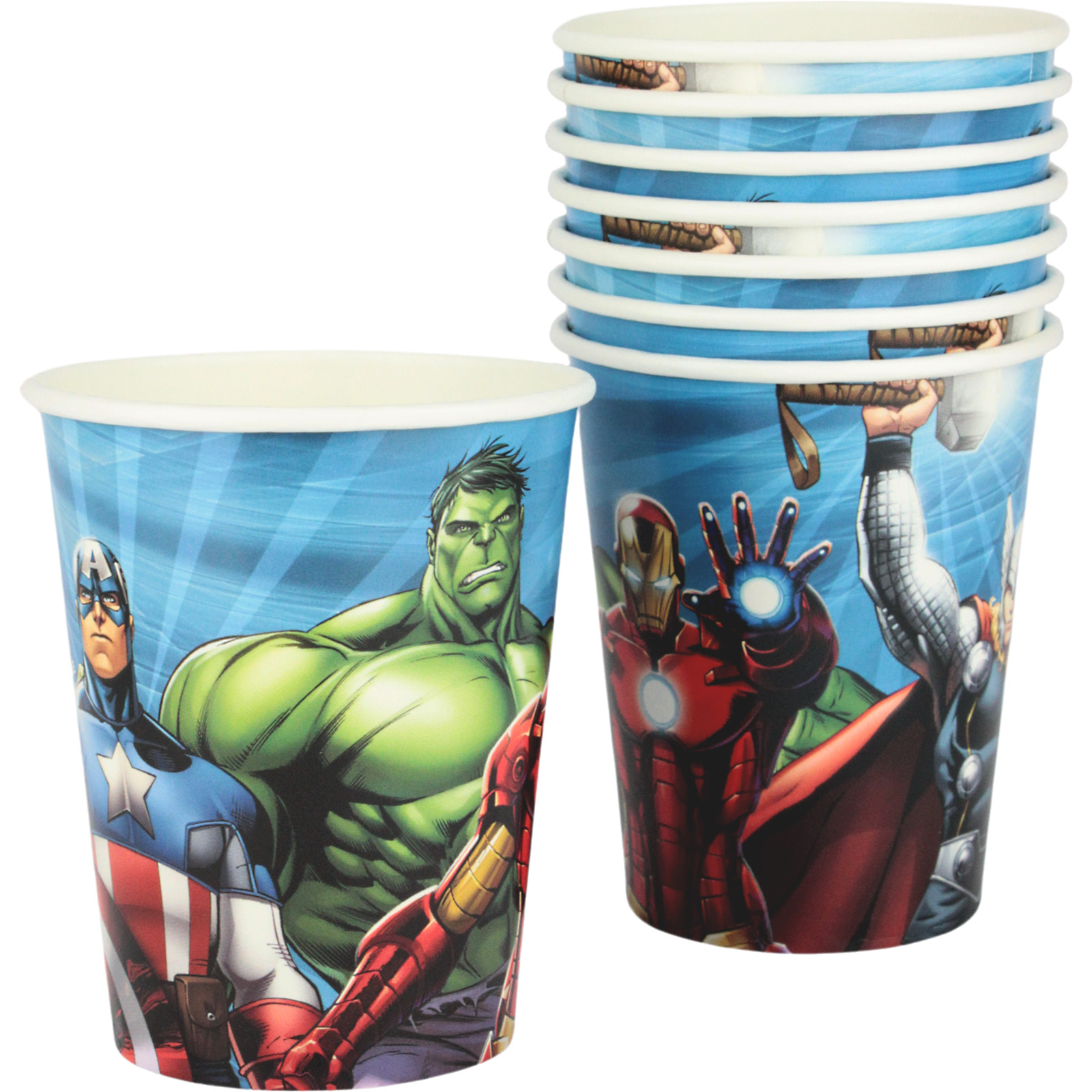 Marvel Avengers Paper Cups (Pack of 8)