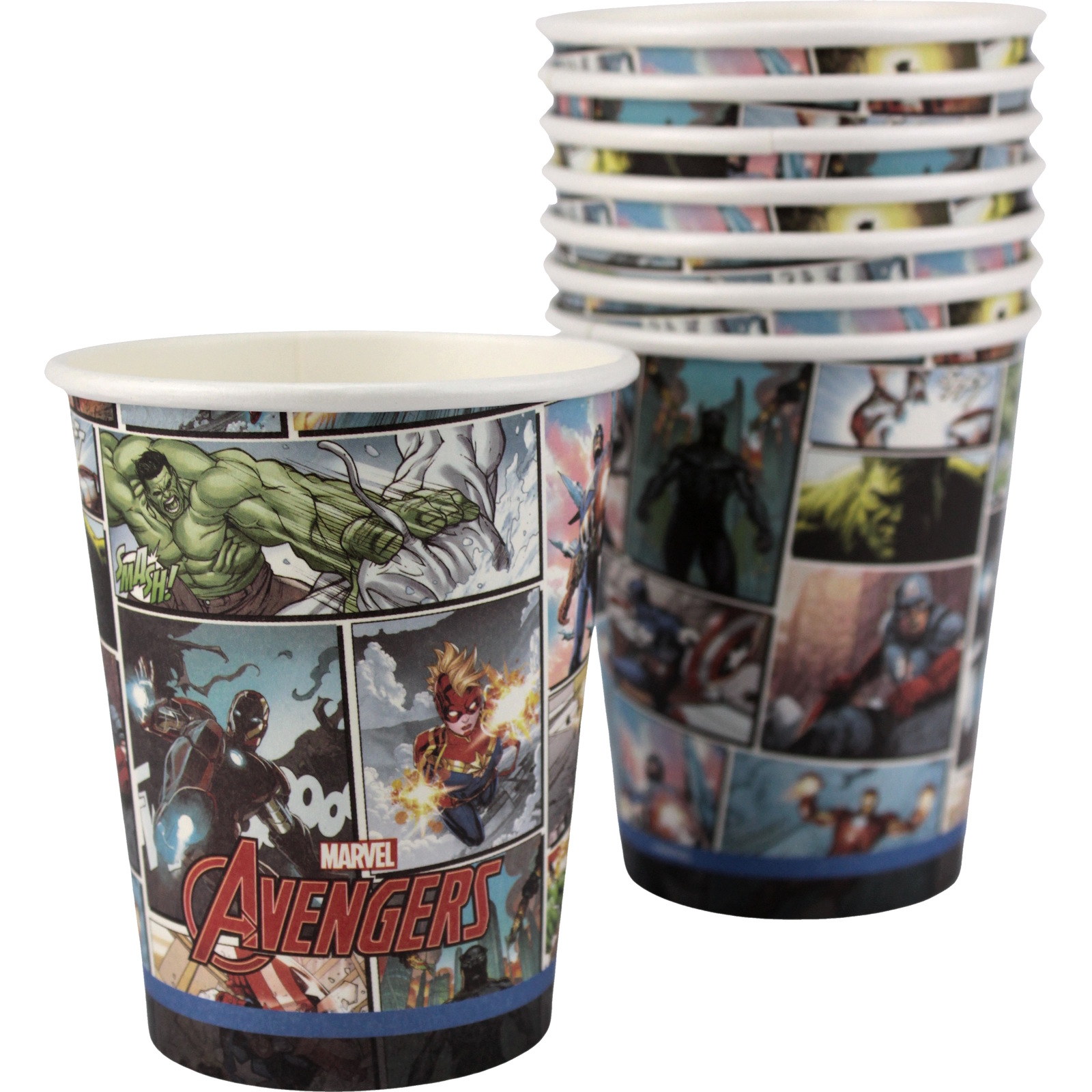 Marvel Avengers Powers Unite Paper Cups (Pack of 8) 