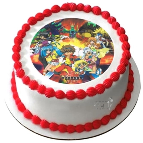 Bakugan Edible Icing Cake Decoration