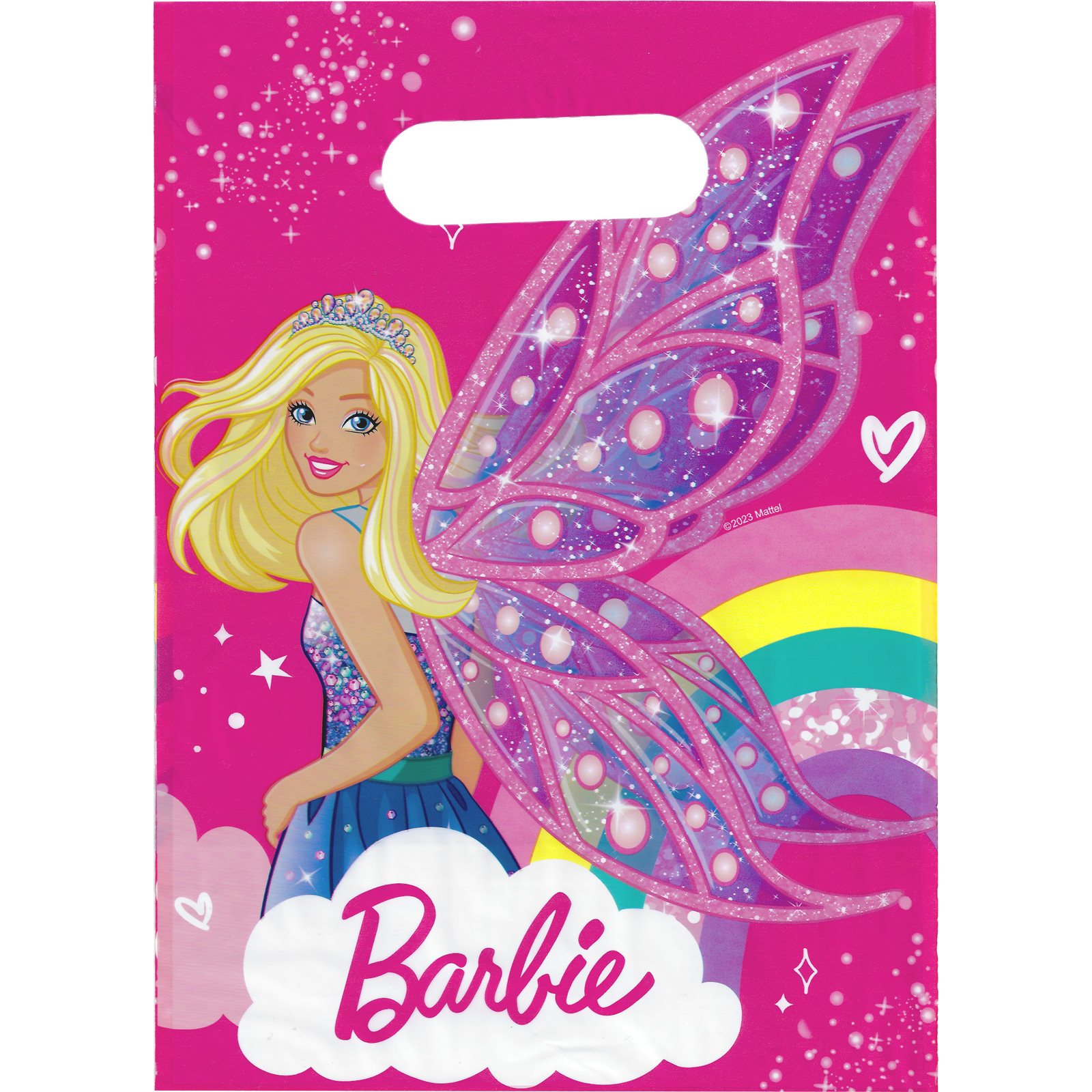Barbie Fairy Plastic Lolly/Treat Bags (Pack of 8)
