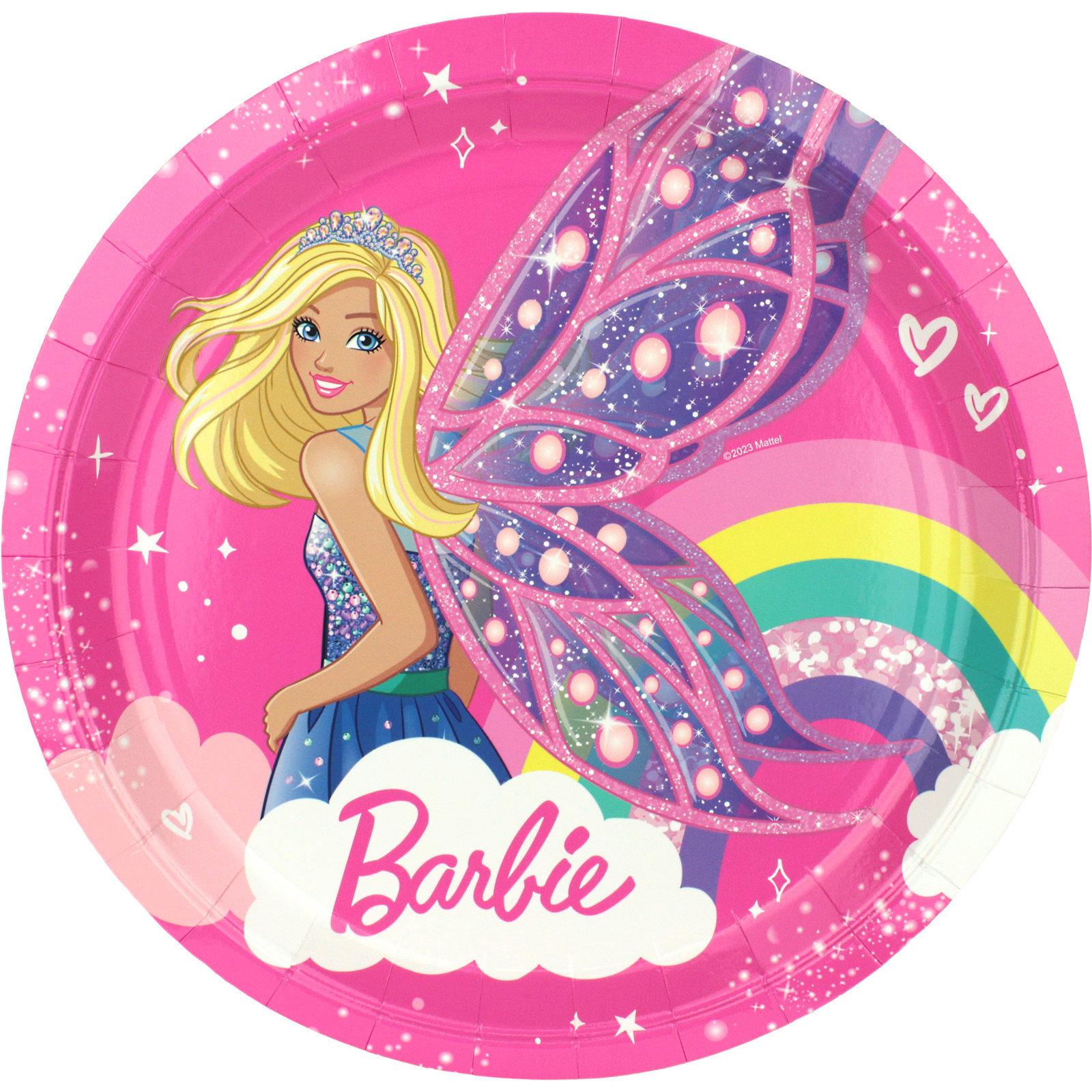 Barbie Fairy Large Paper Plates (Pack of 8)