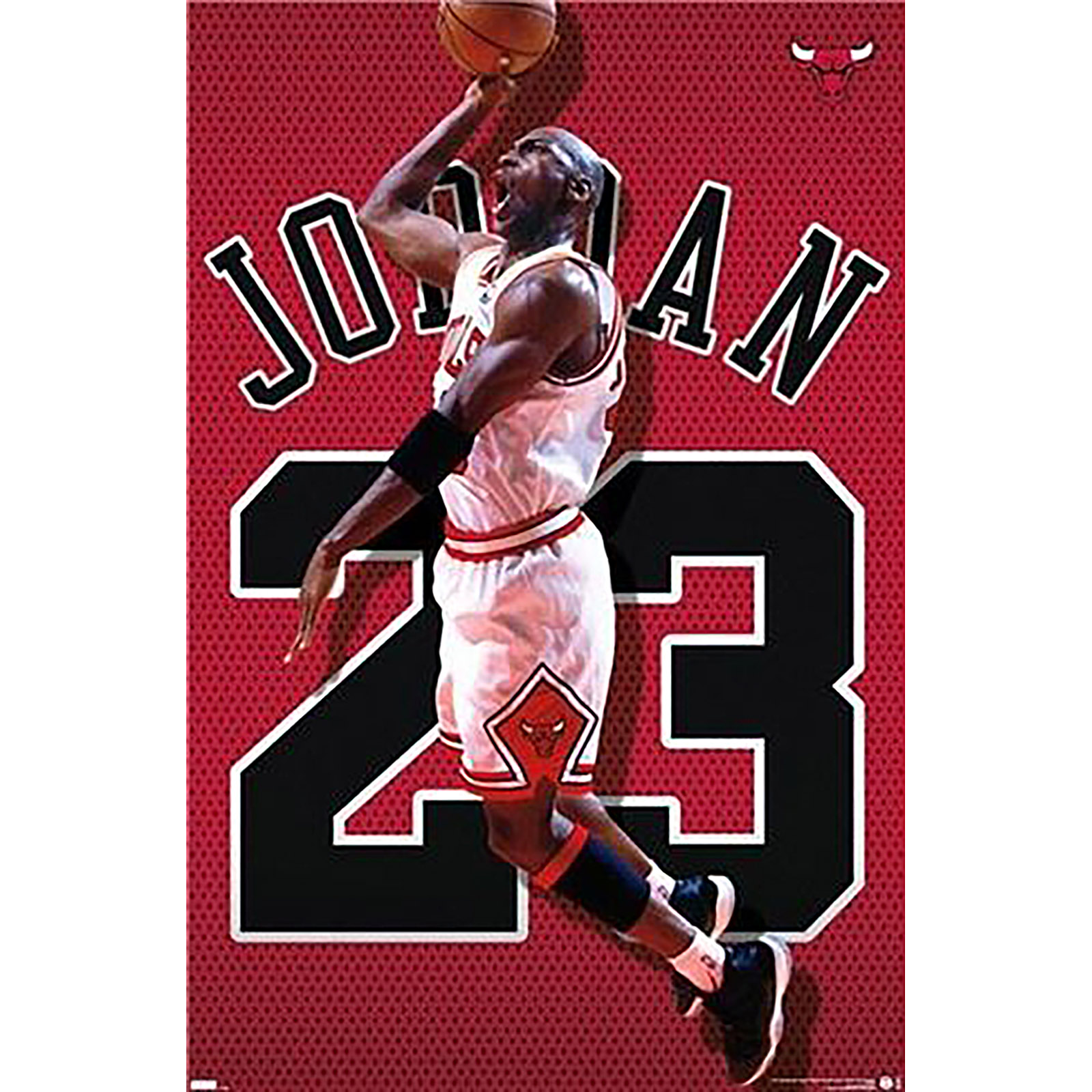 Michael Jordan Jersey Poster