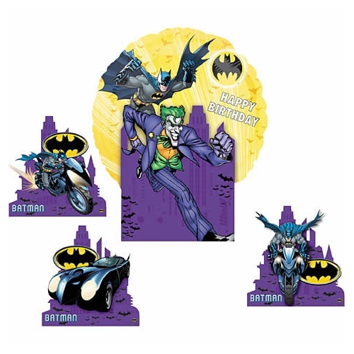 Batman Balloon Centrepiece