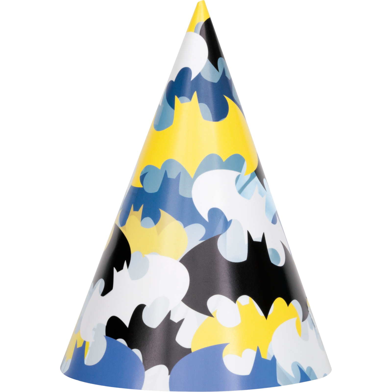 Batman Party Cone Hats (Pack of 8)