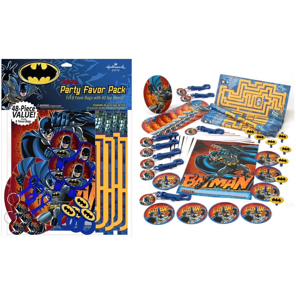 Batman Heroes and Villains Party Favour Pack (48 Pieces)