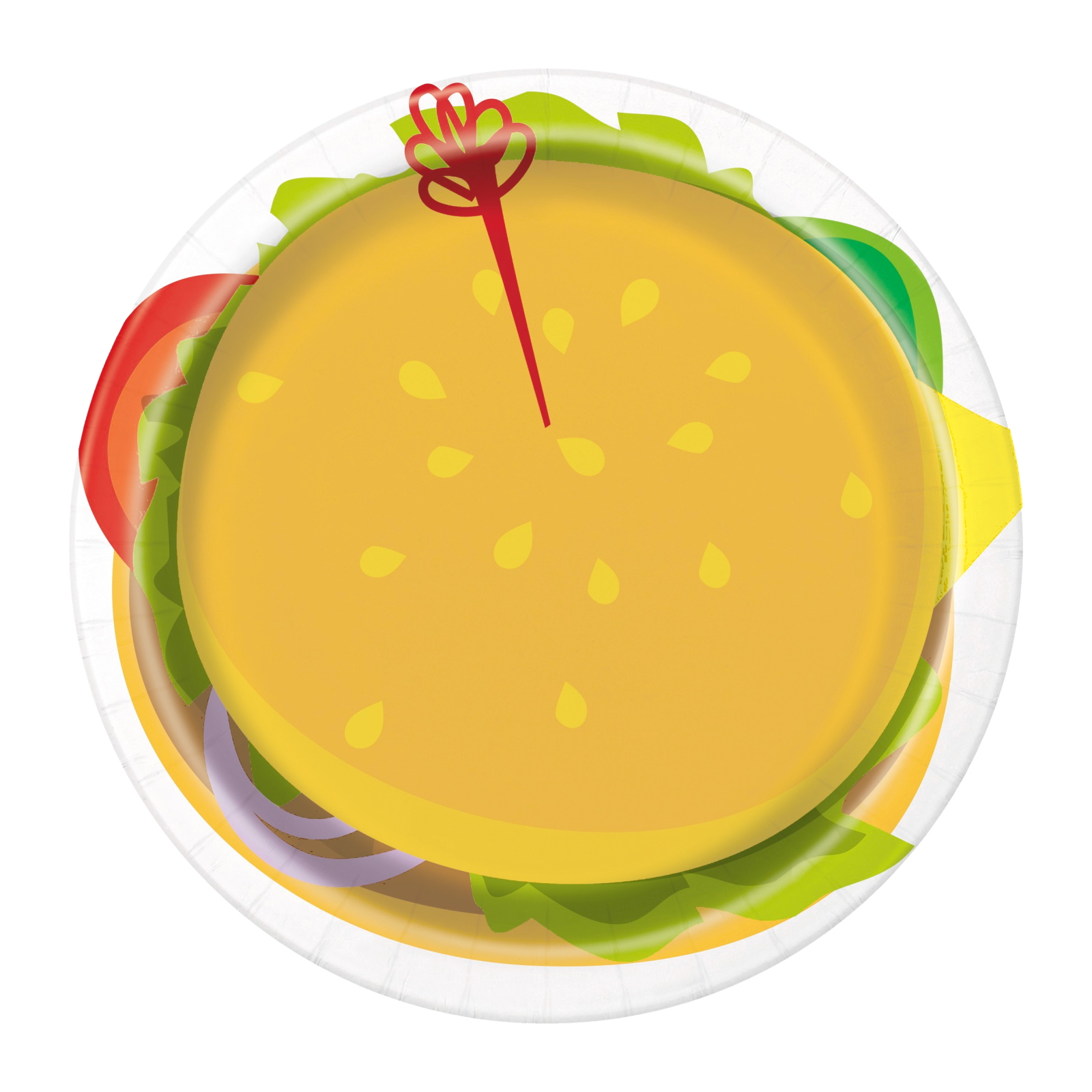 Classic BBQ Small Paper Plates (Pack of 8)