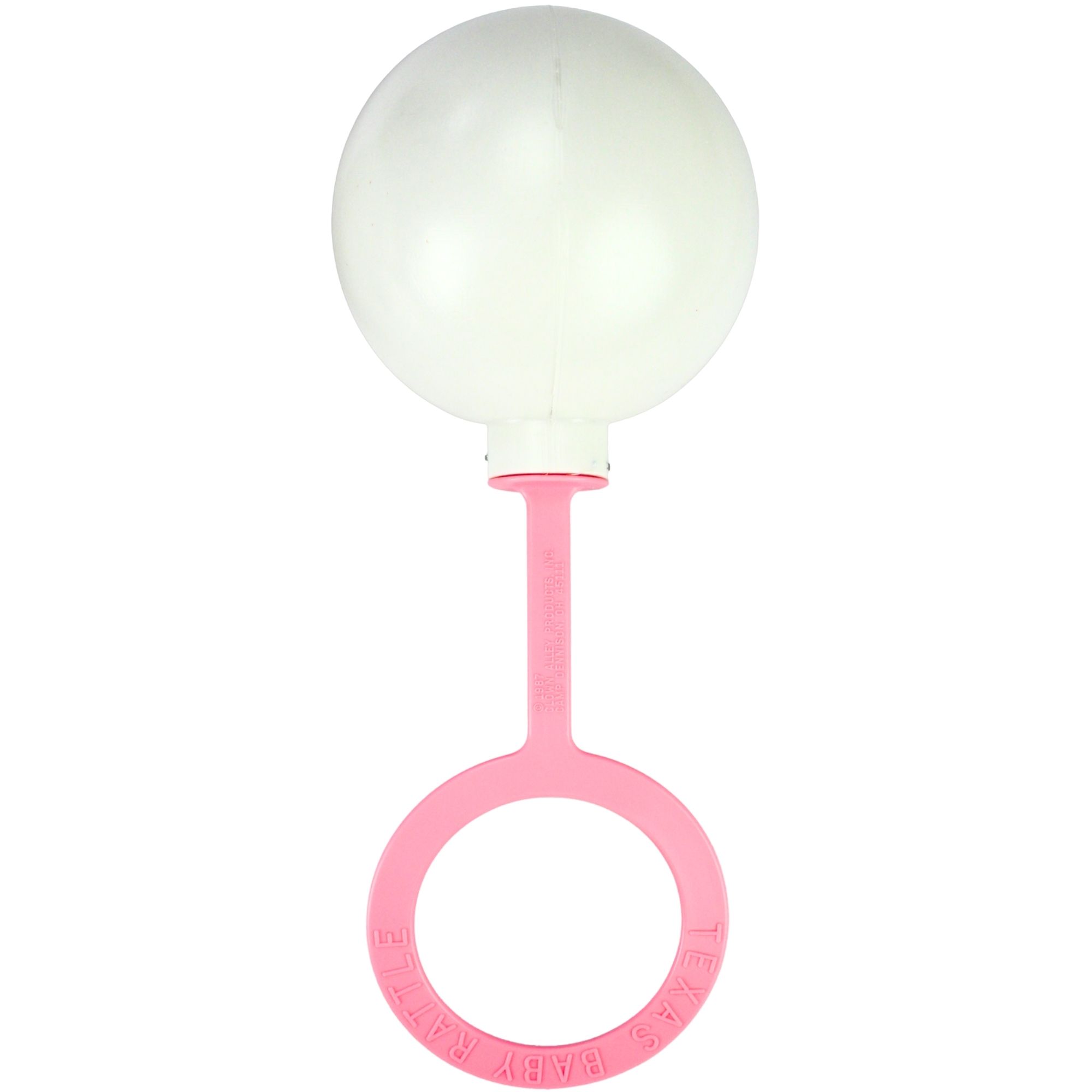 Big Pink Baby Rattle Accessory