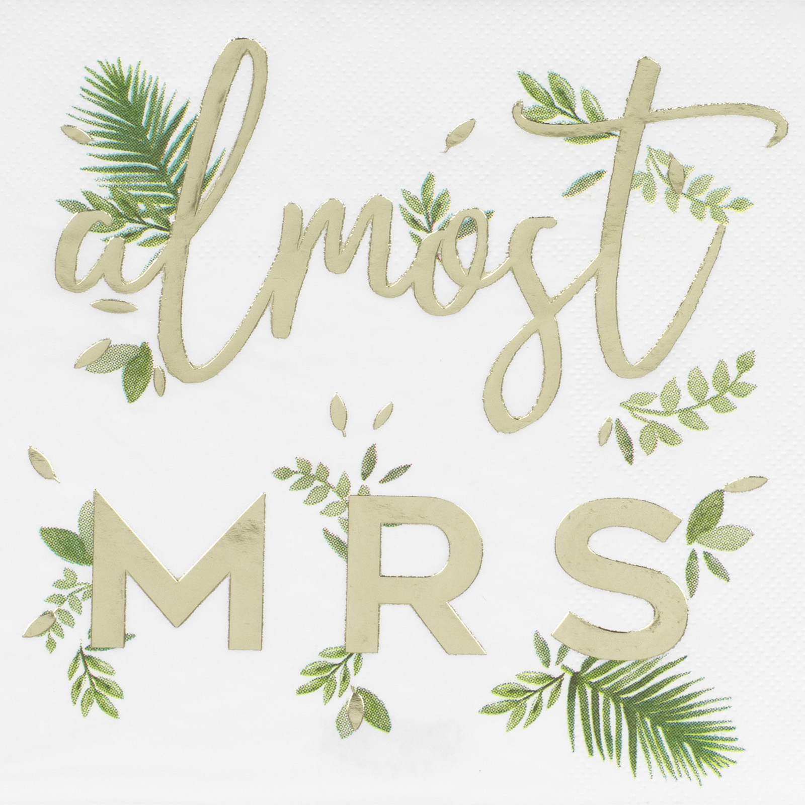 Ginger Ray Botanical Hen Party Large Napkins / Serviettes (Pack of 16)