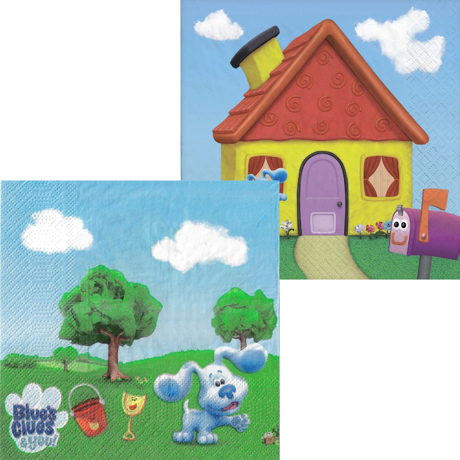 Blue's Clues Large Paper Napkins / Serviettes (Pack of 16)